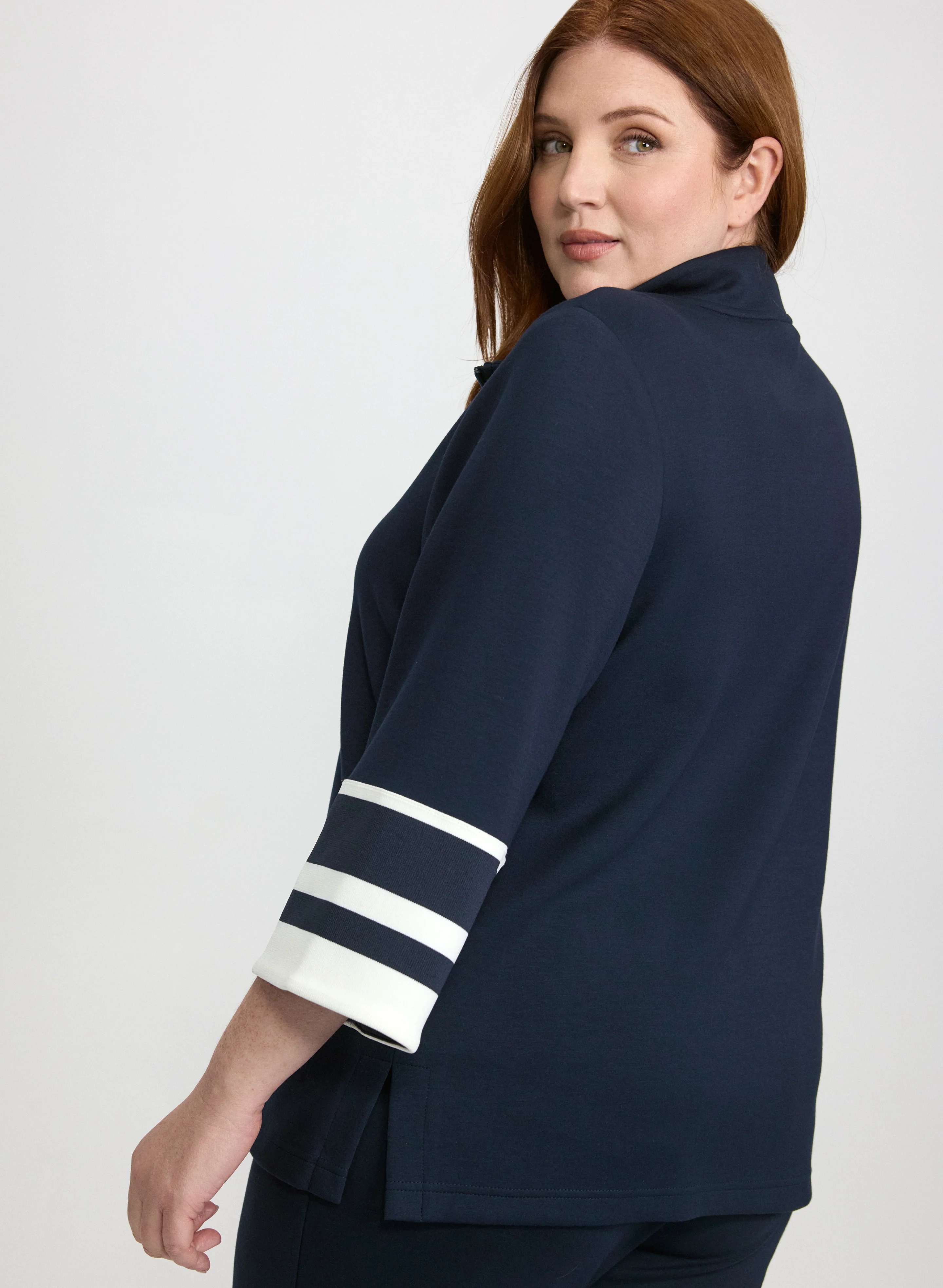 Half-Zip Scuba Top - Image 4