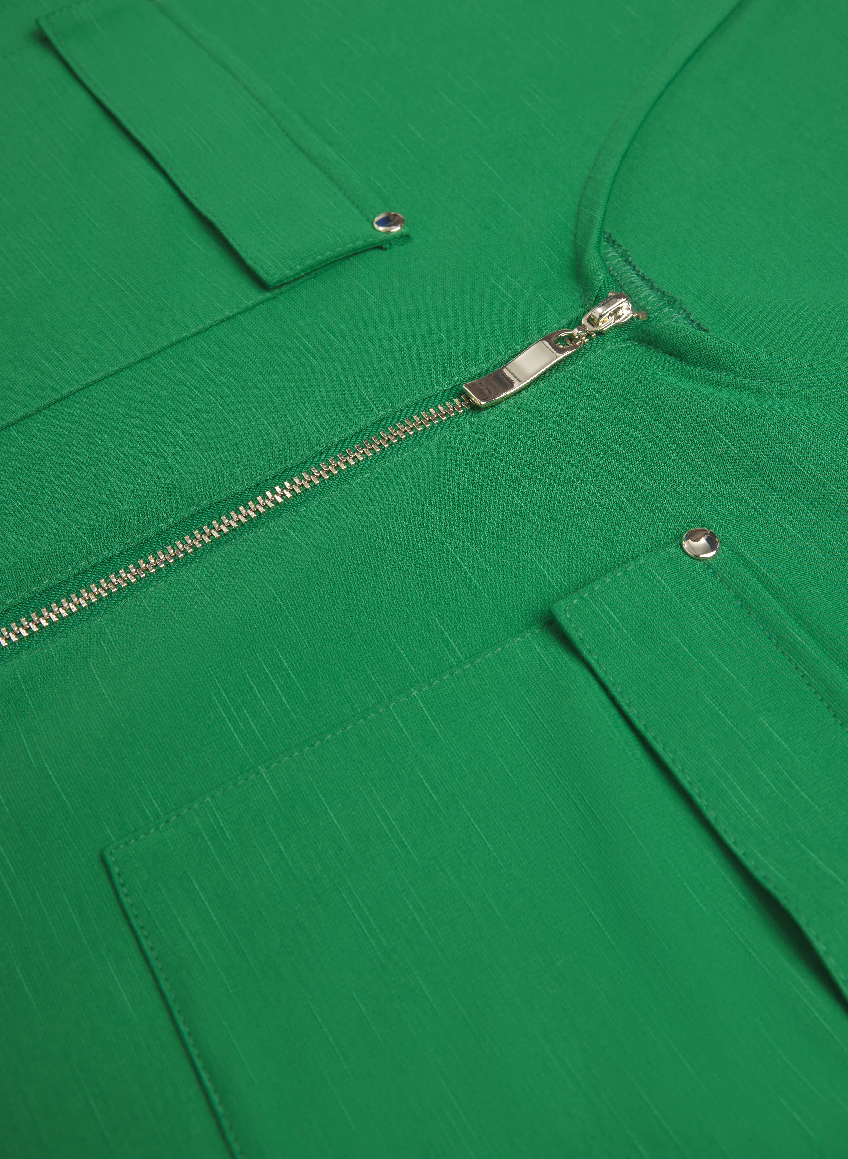 Half-Zip Slub T-Shirt - Image 6
