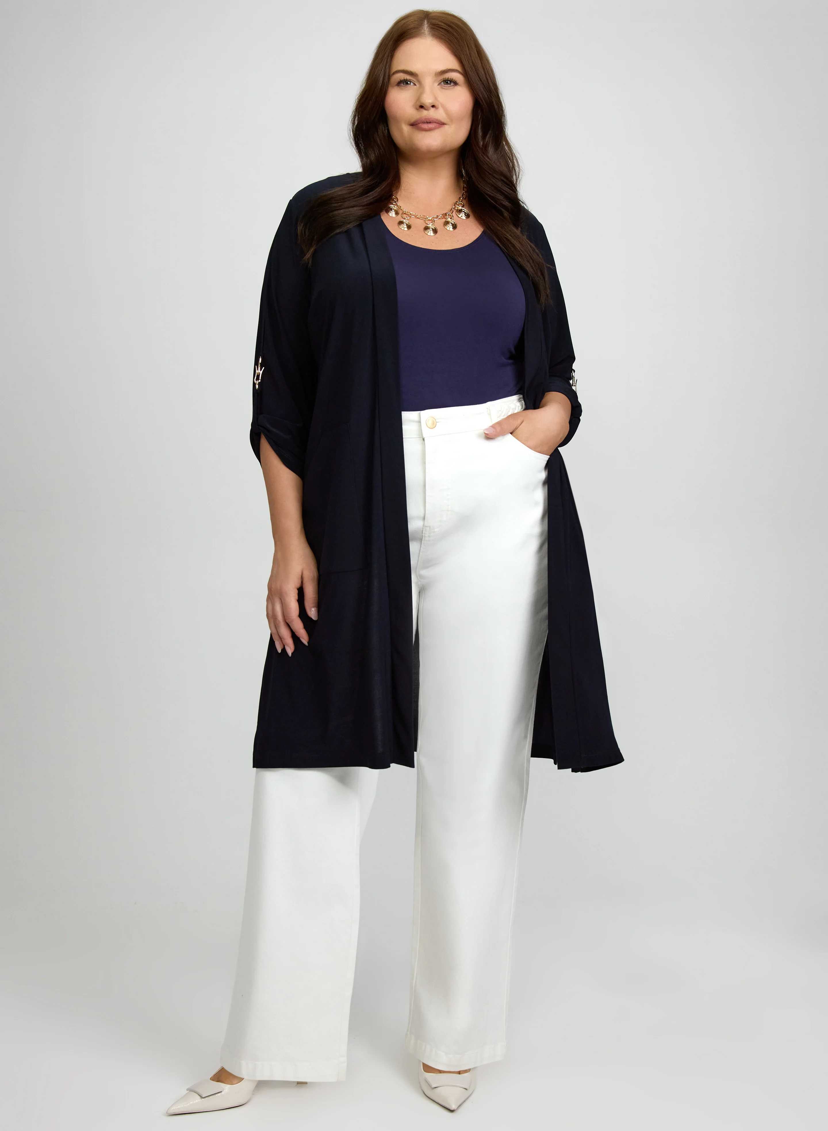 Hardware Detail Cardigan - Image 3