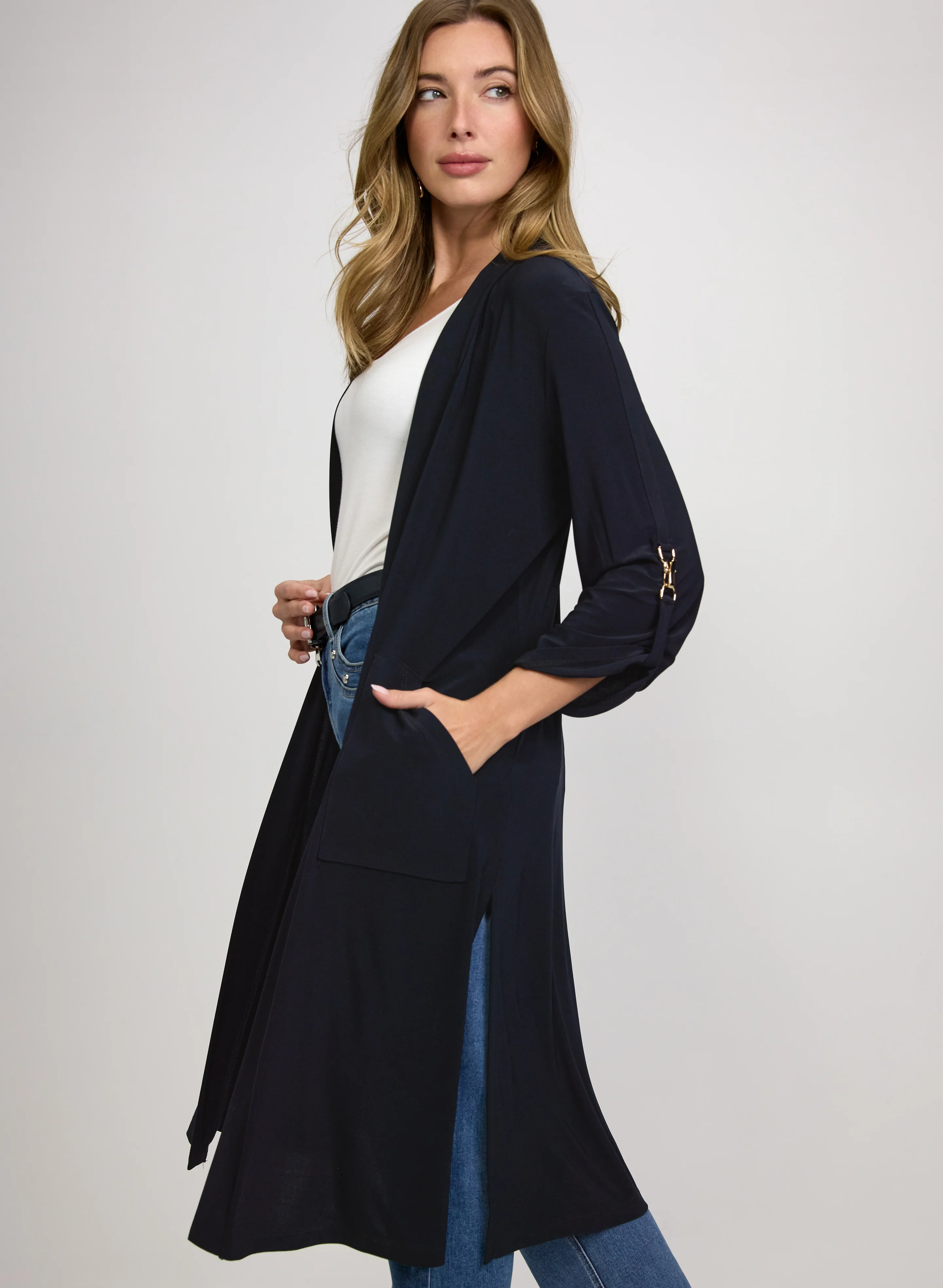 Hardware Detail Cardigan - Image 2