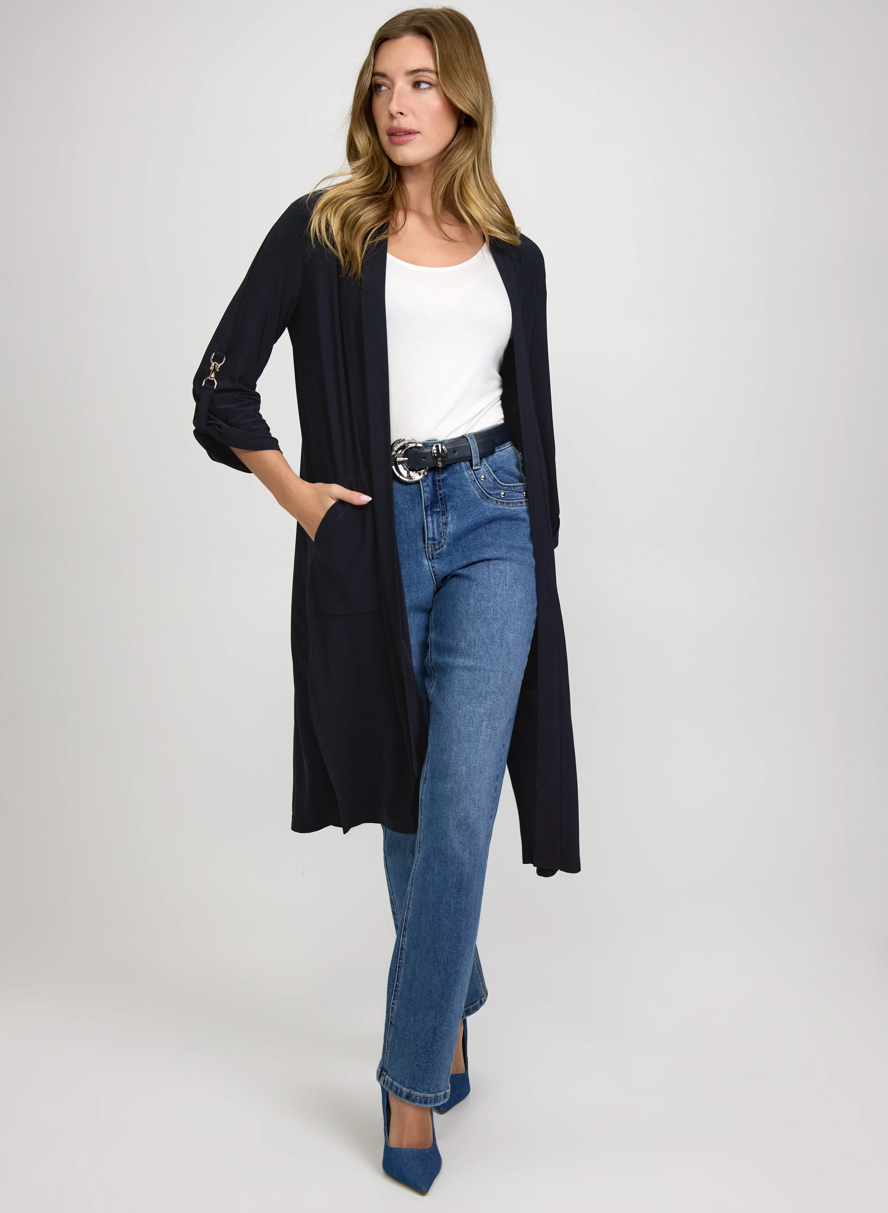 Hardware Detail Cardigan - Image 3