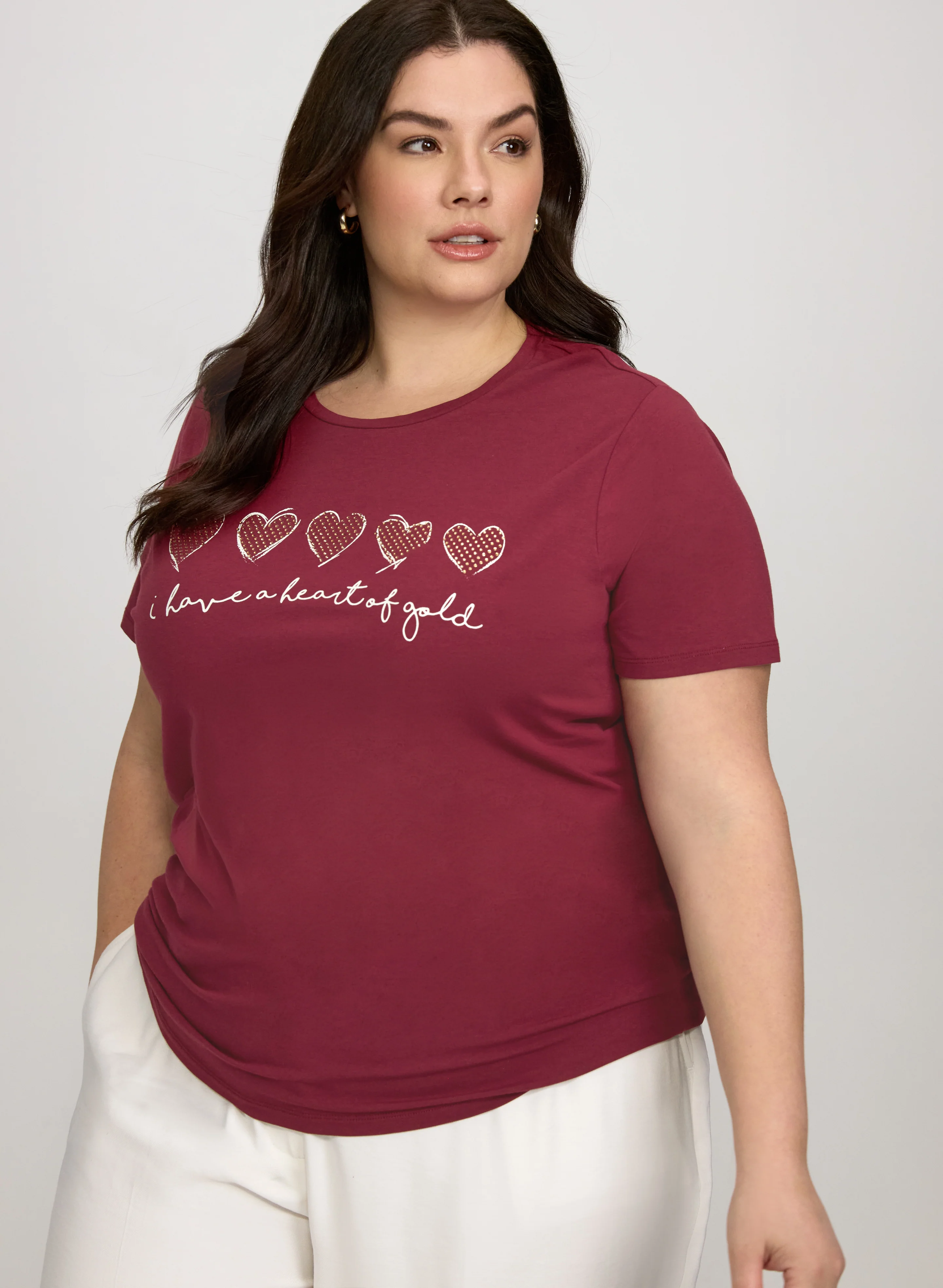 Heart Modal-Blend T-Shirt - Image 5