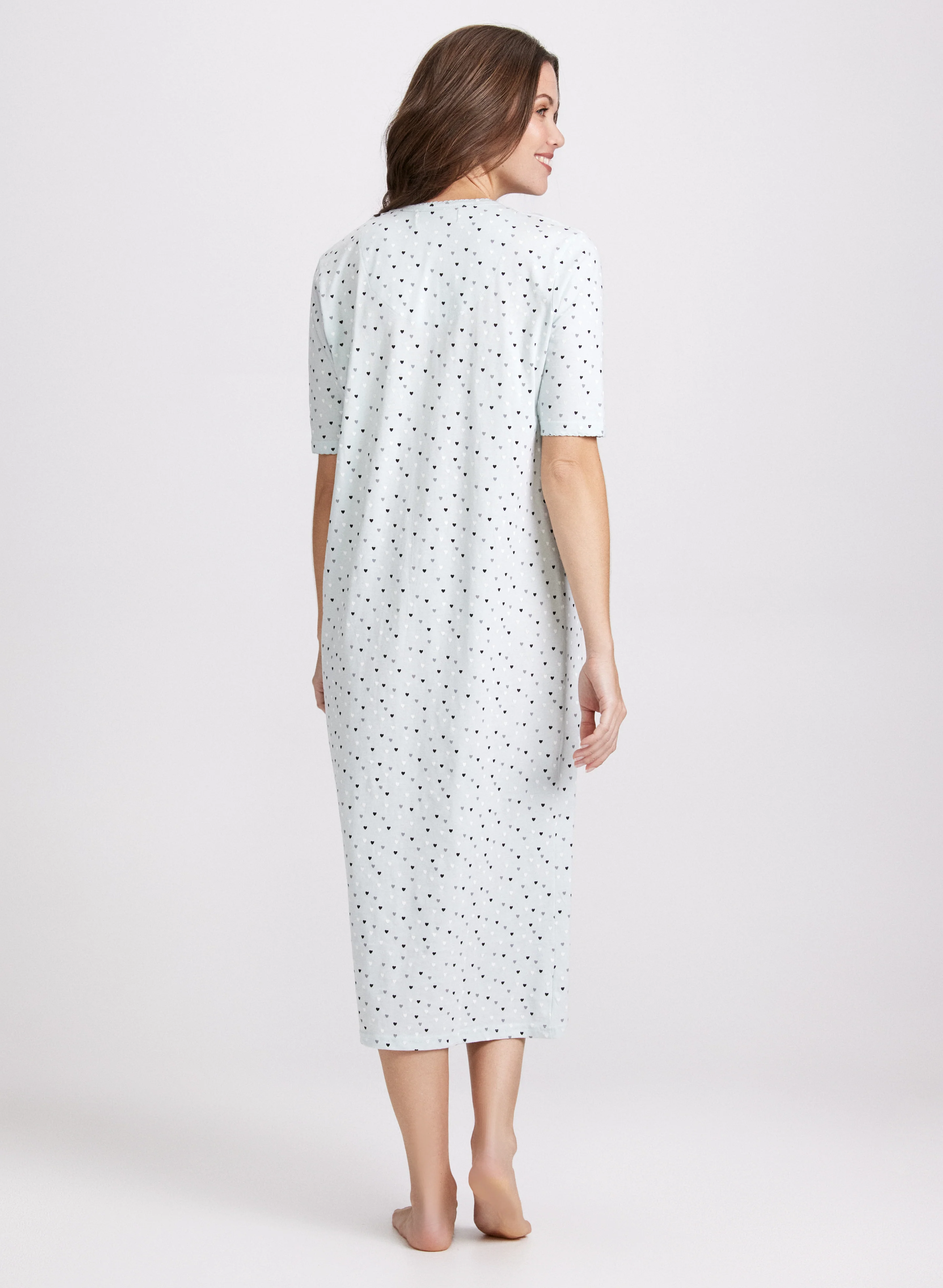 Heart Print Nightgown - Image 2