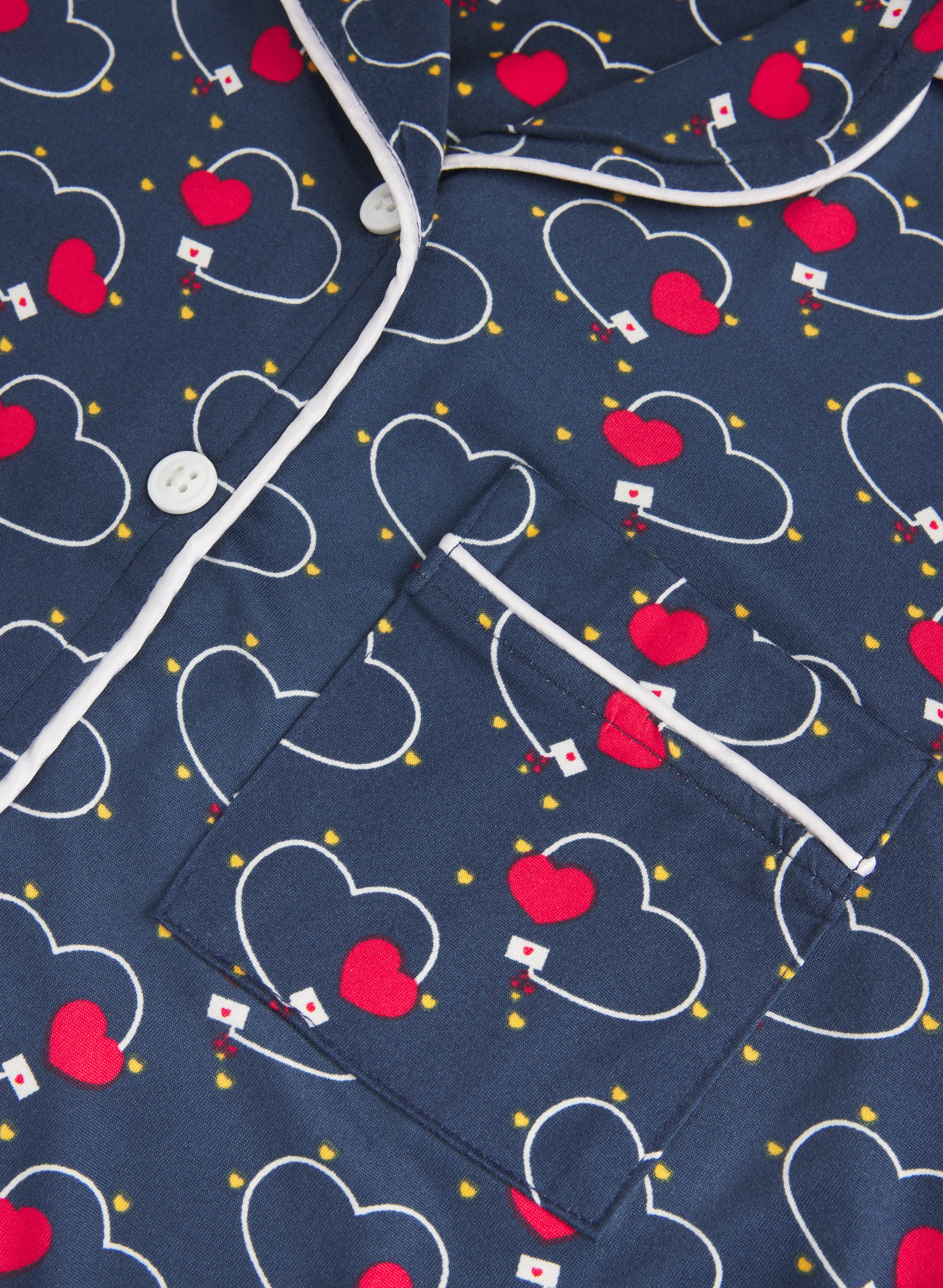 Heart Print Pyjama Set - Image 5