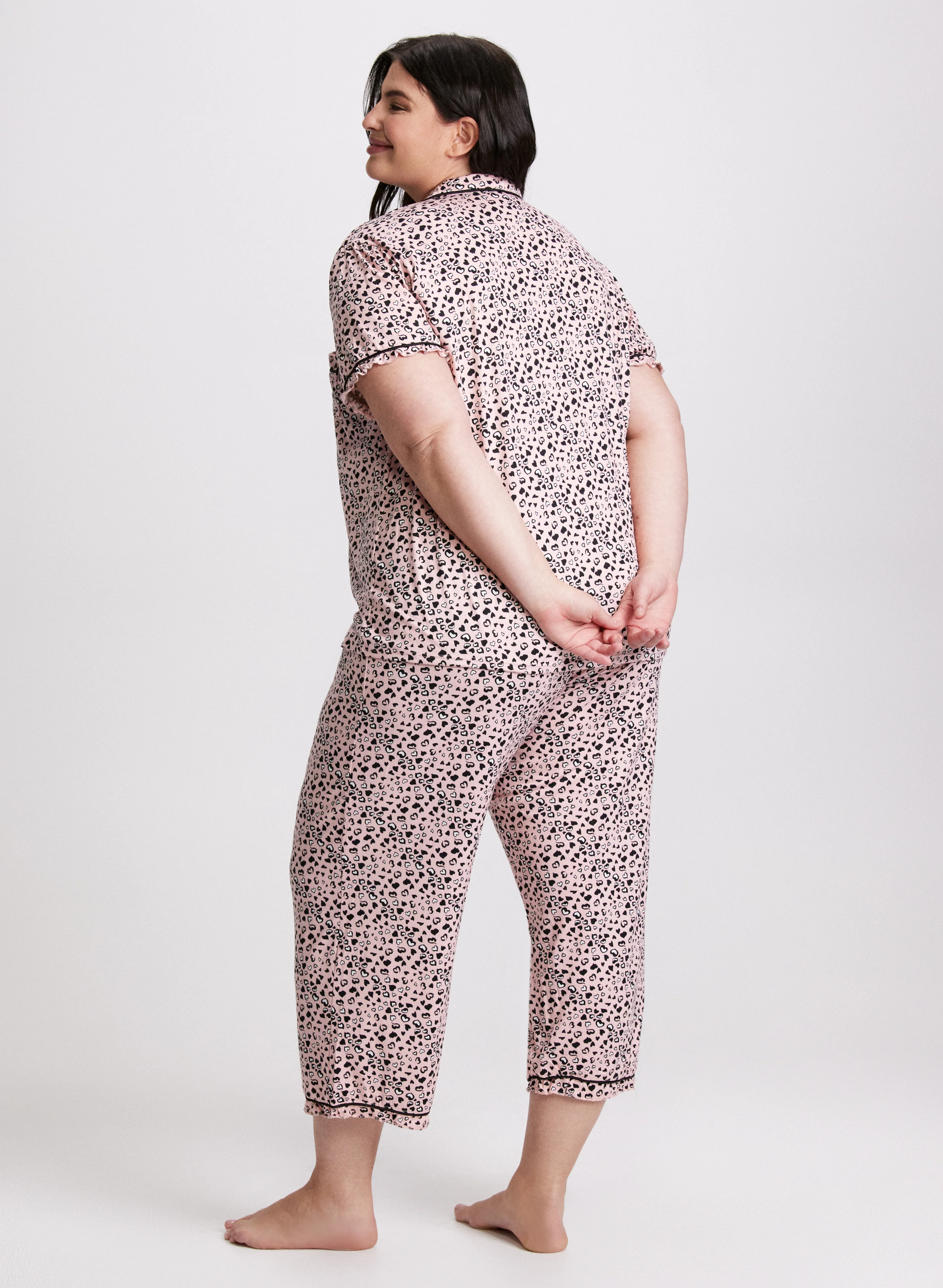 Heart Print Pyjama Set - Image 2