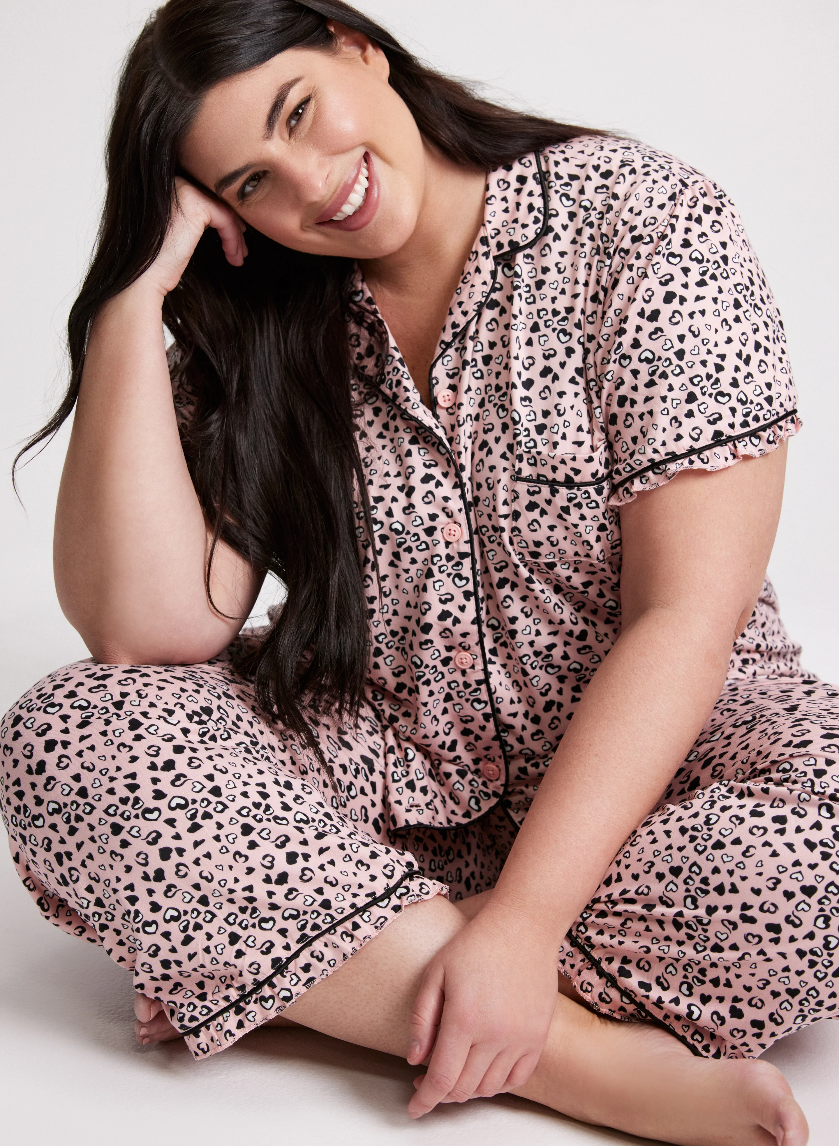 Heart Print Pyjama Set - Image 3