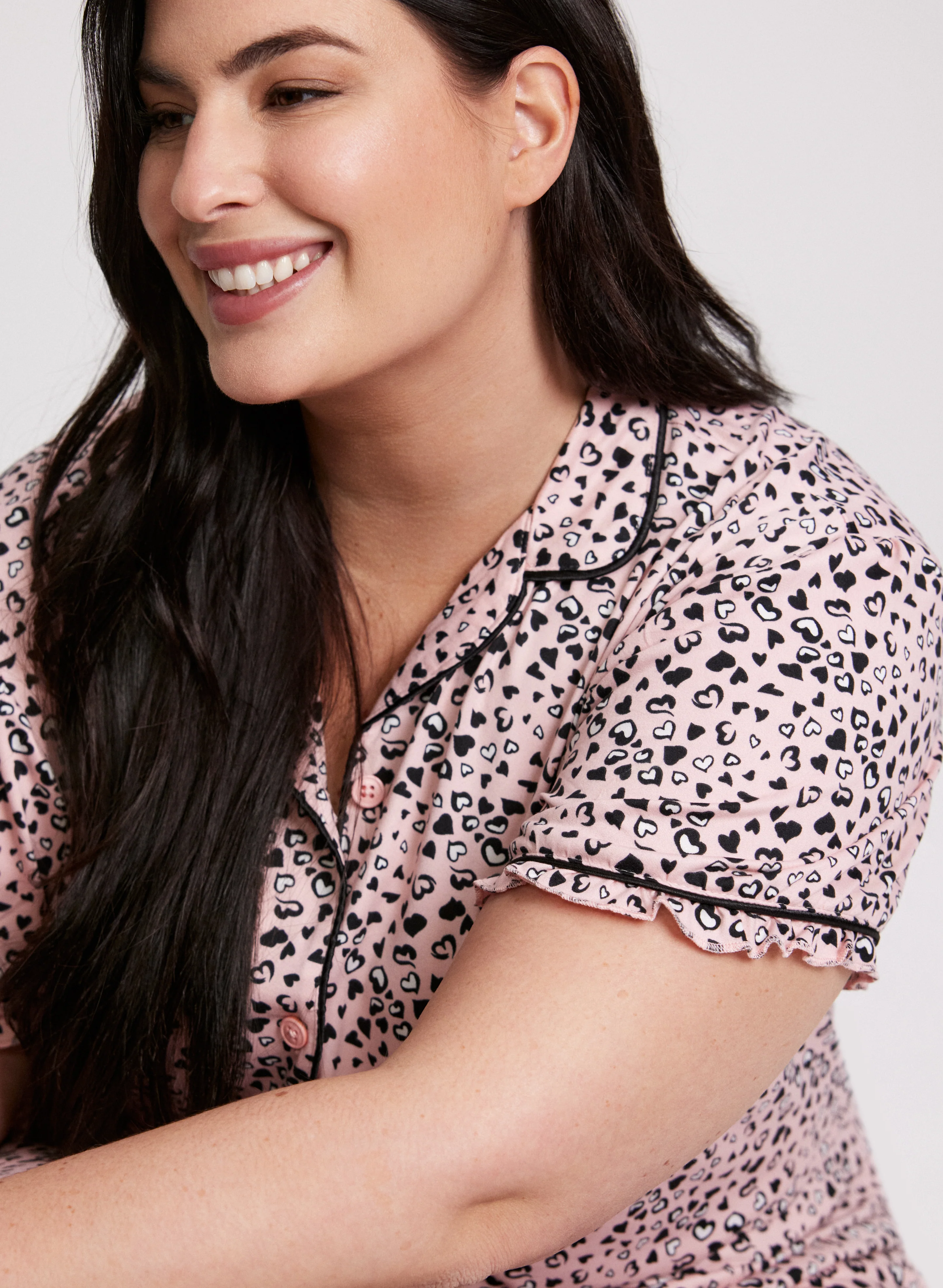 Heart Print Pyjama Set - Image 4