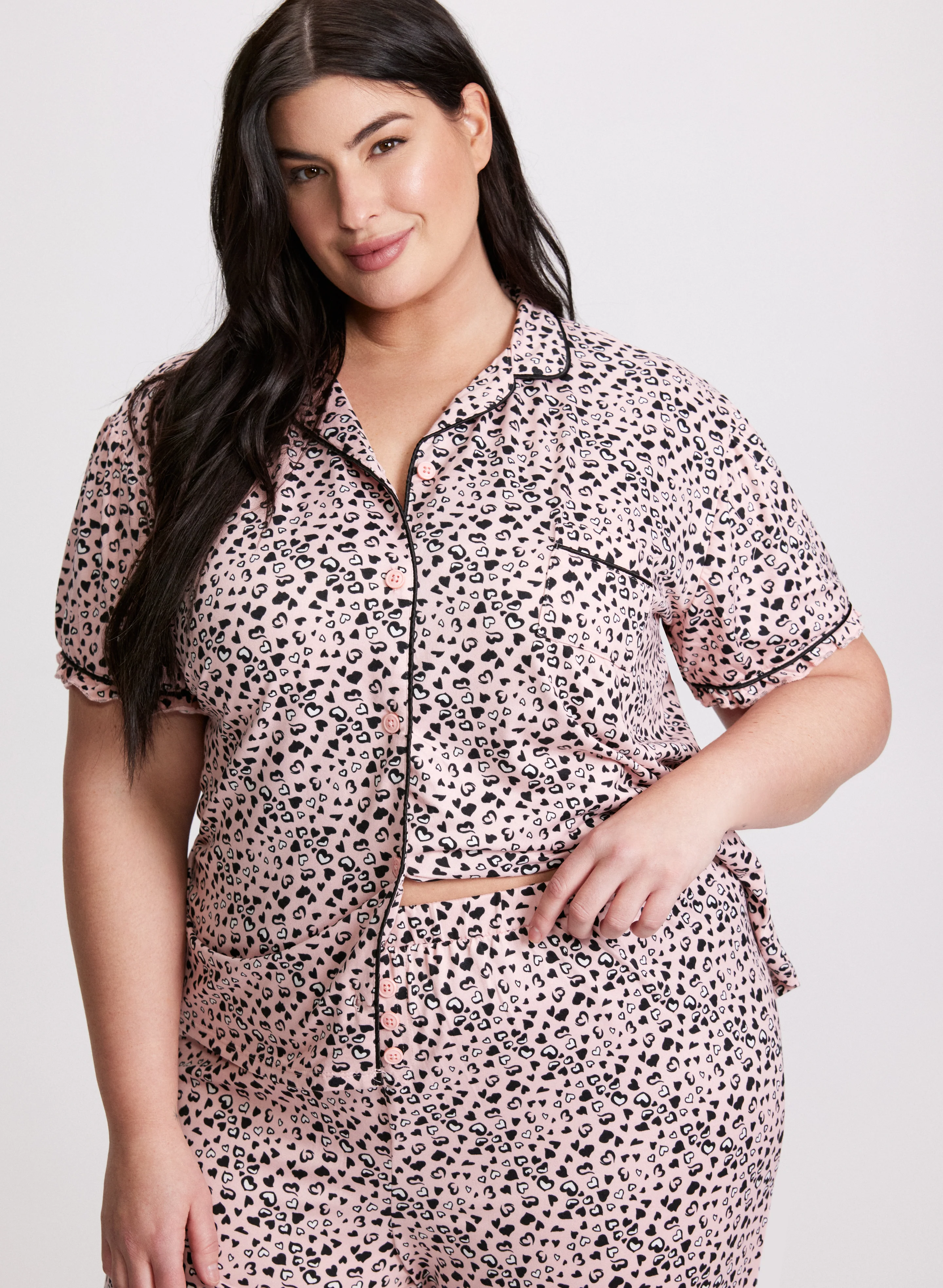 Heart Print Pyjama Set - Image 5