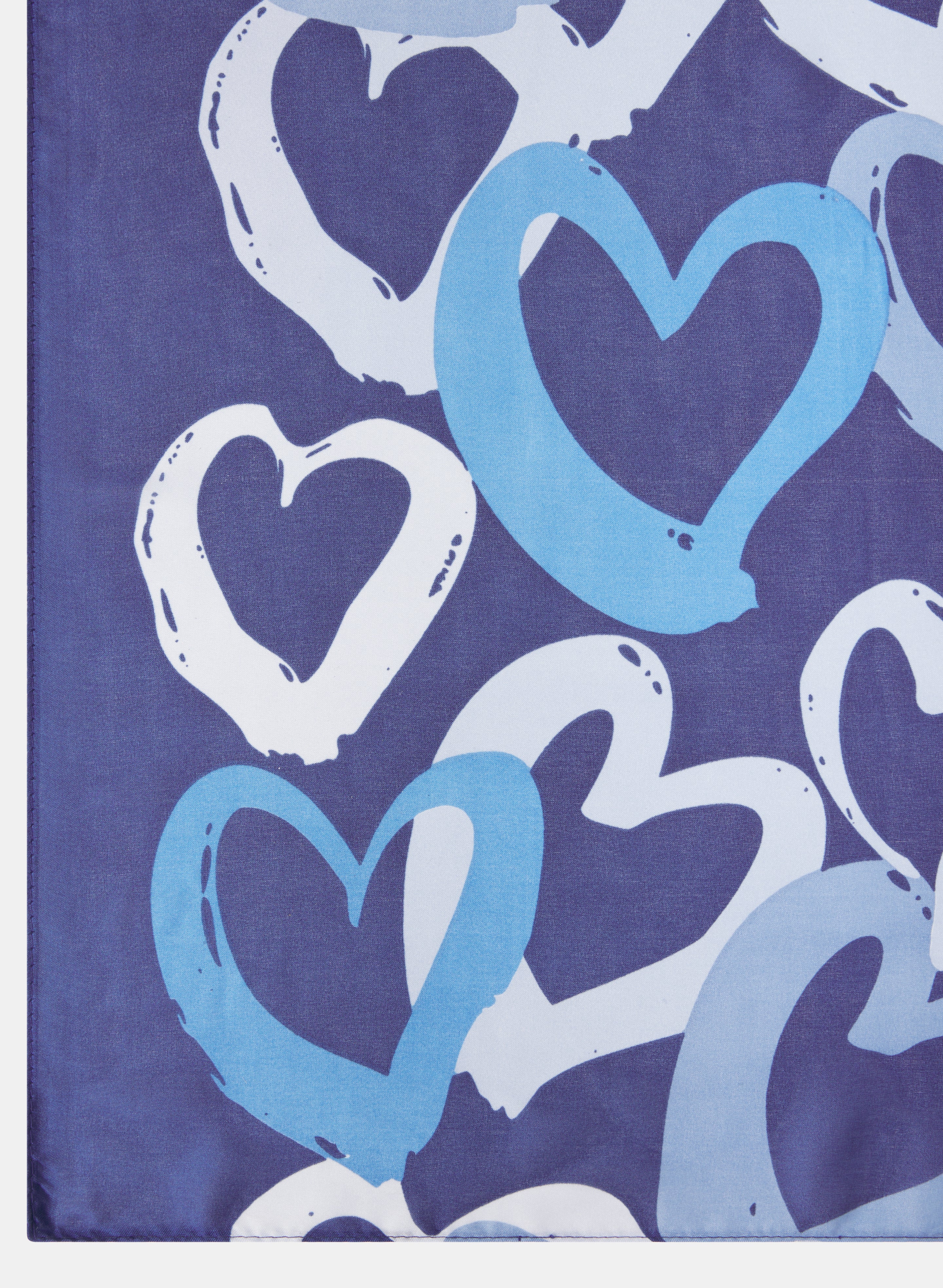 Heart Print Scarf - Image 2