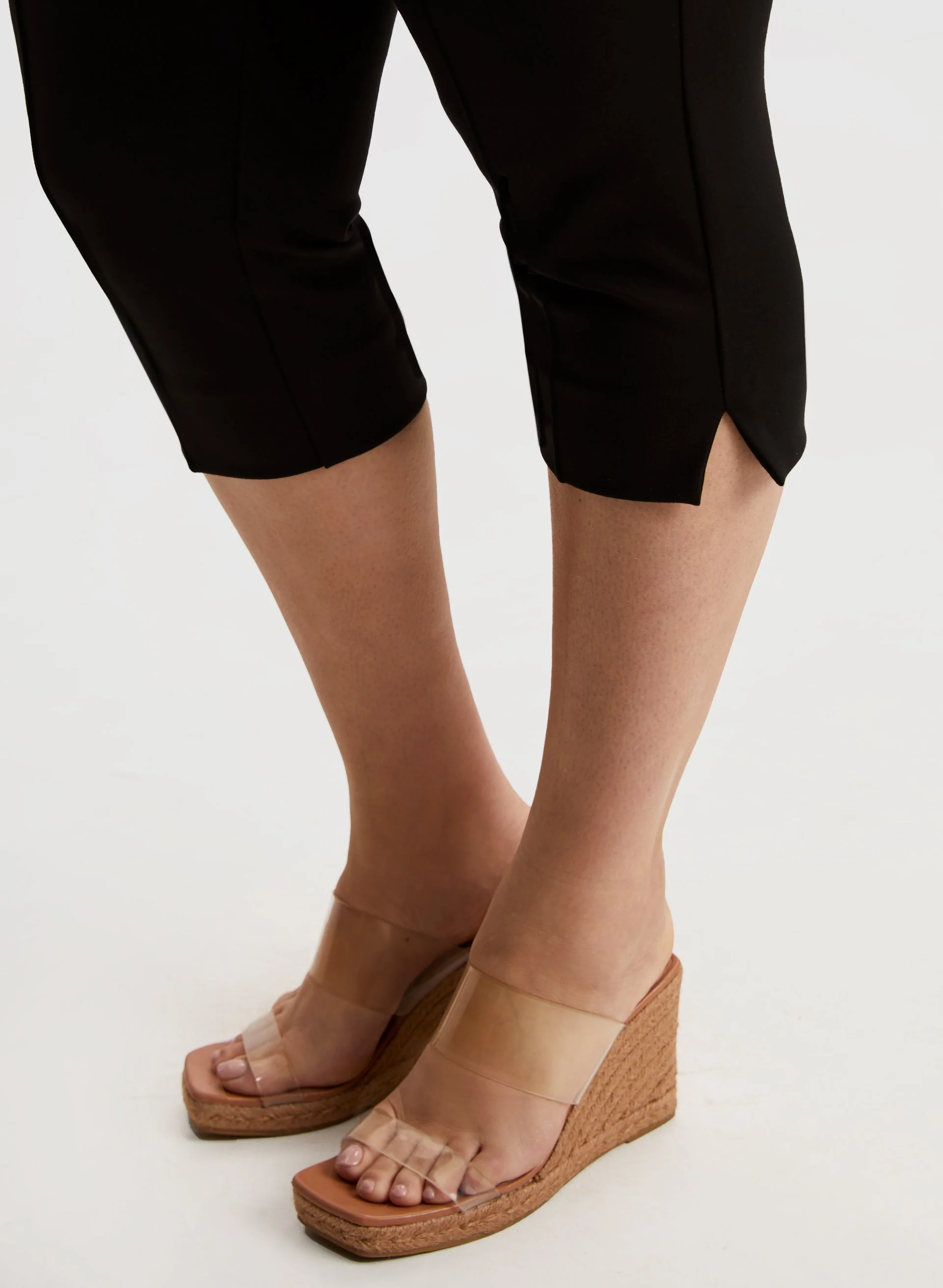 Hem Slit Capris - Image 5