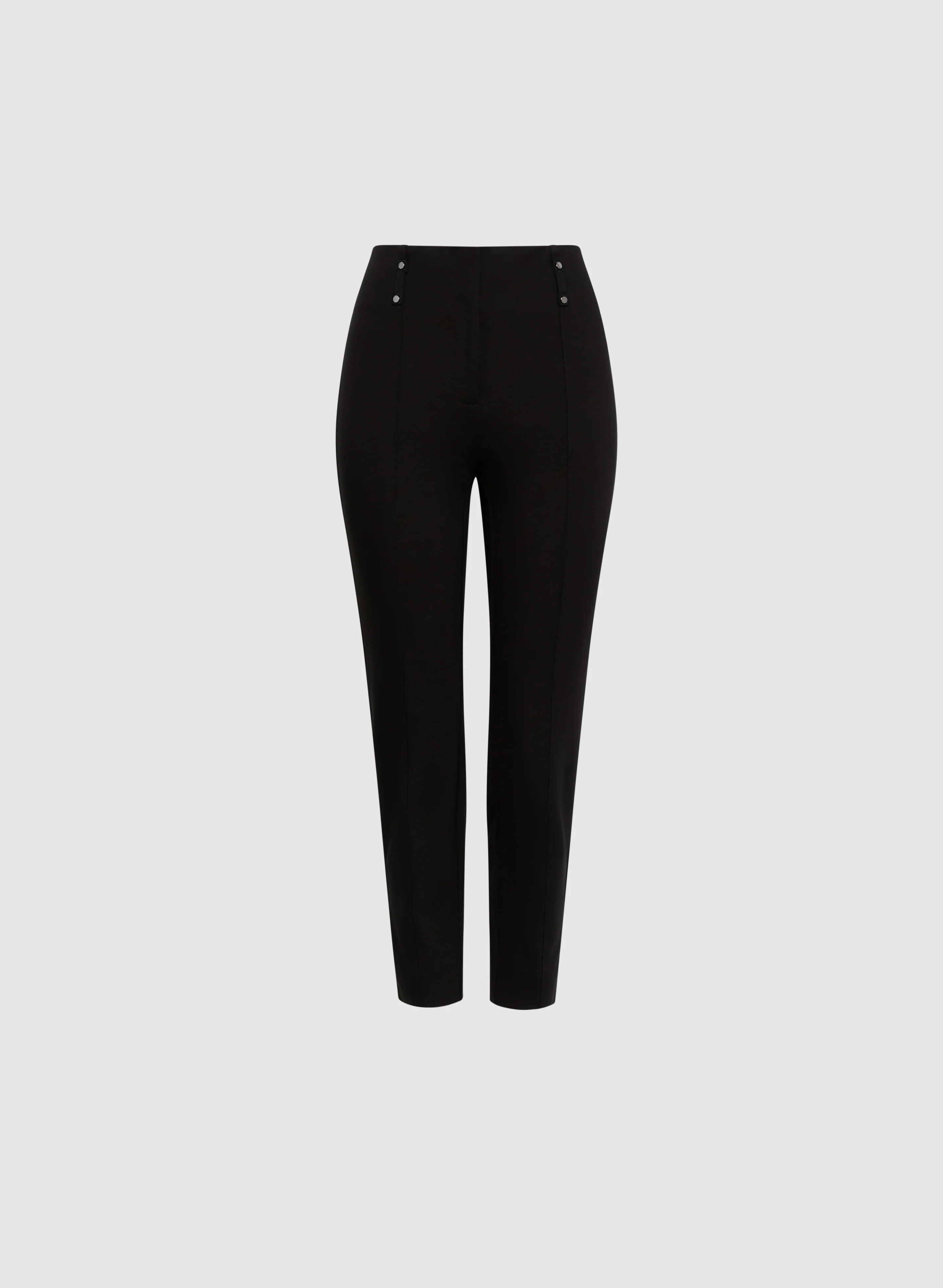 Emma Slit Hem Slim-Leg Pants – Short - Image 6