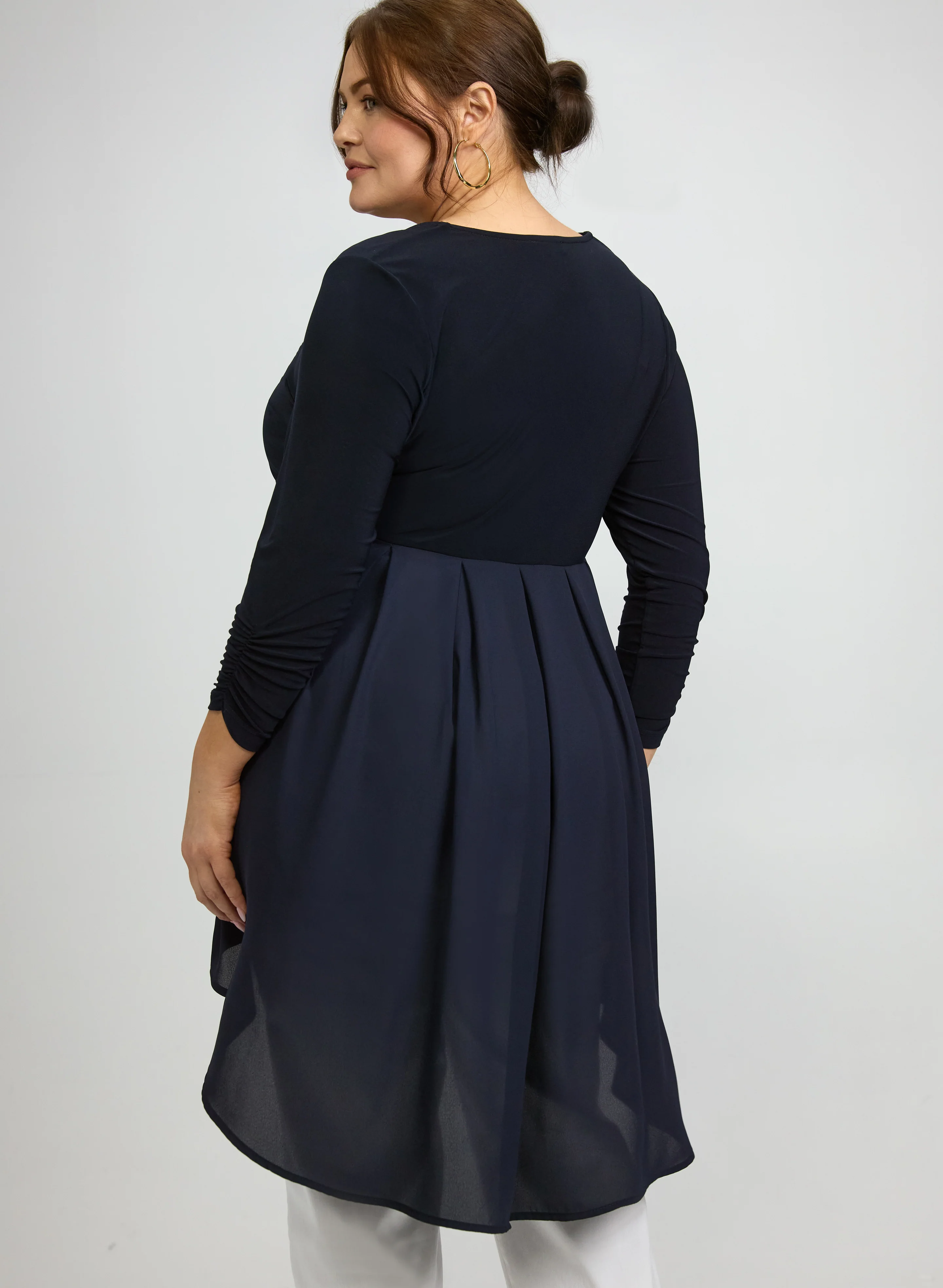 High-Low Chiffon Tunic - Image 3