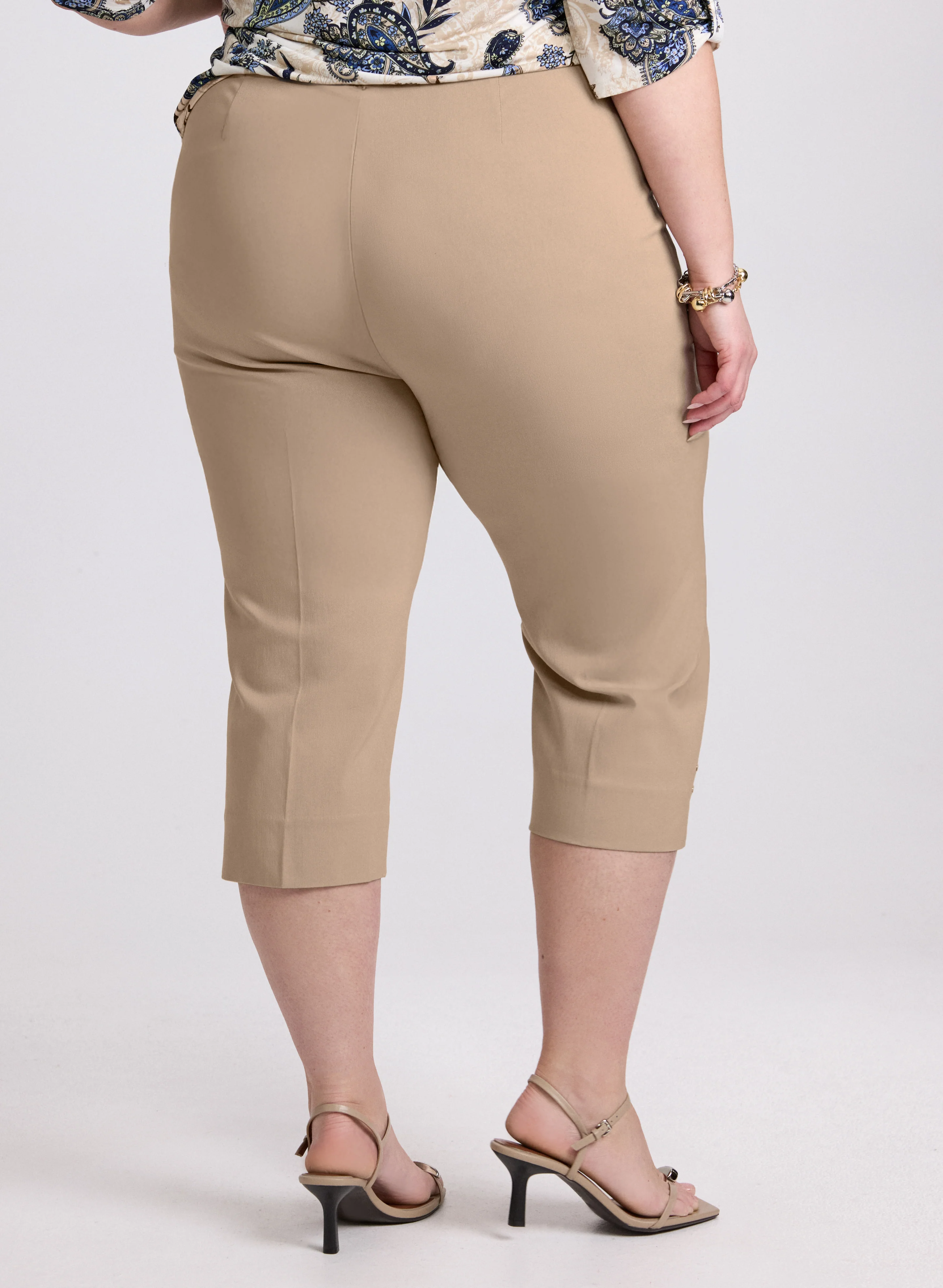 High-Rise Bengaline Capris - Image 4