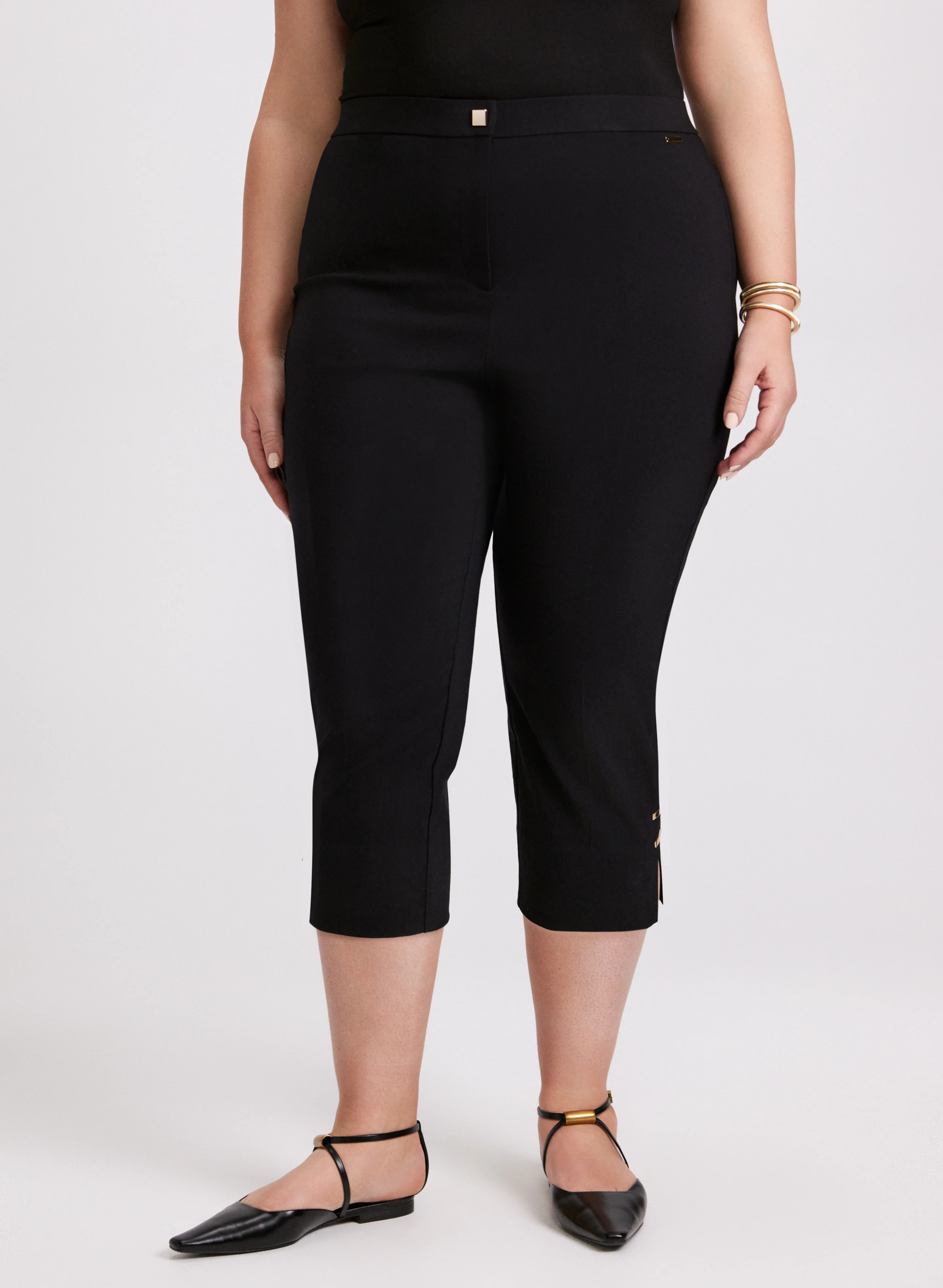 High-Rise Bengaline Capris