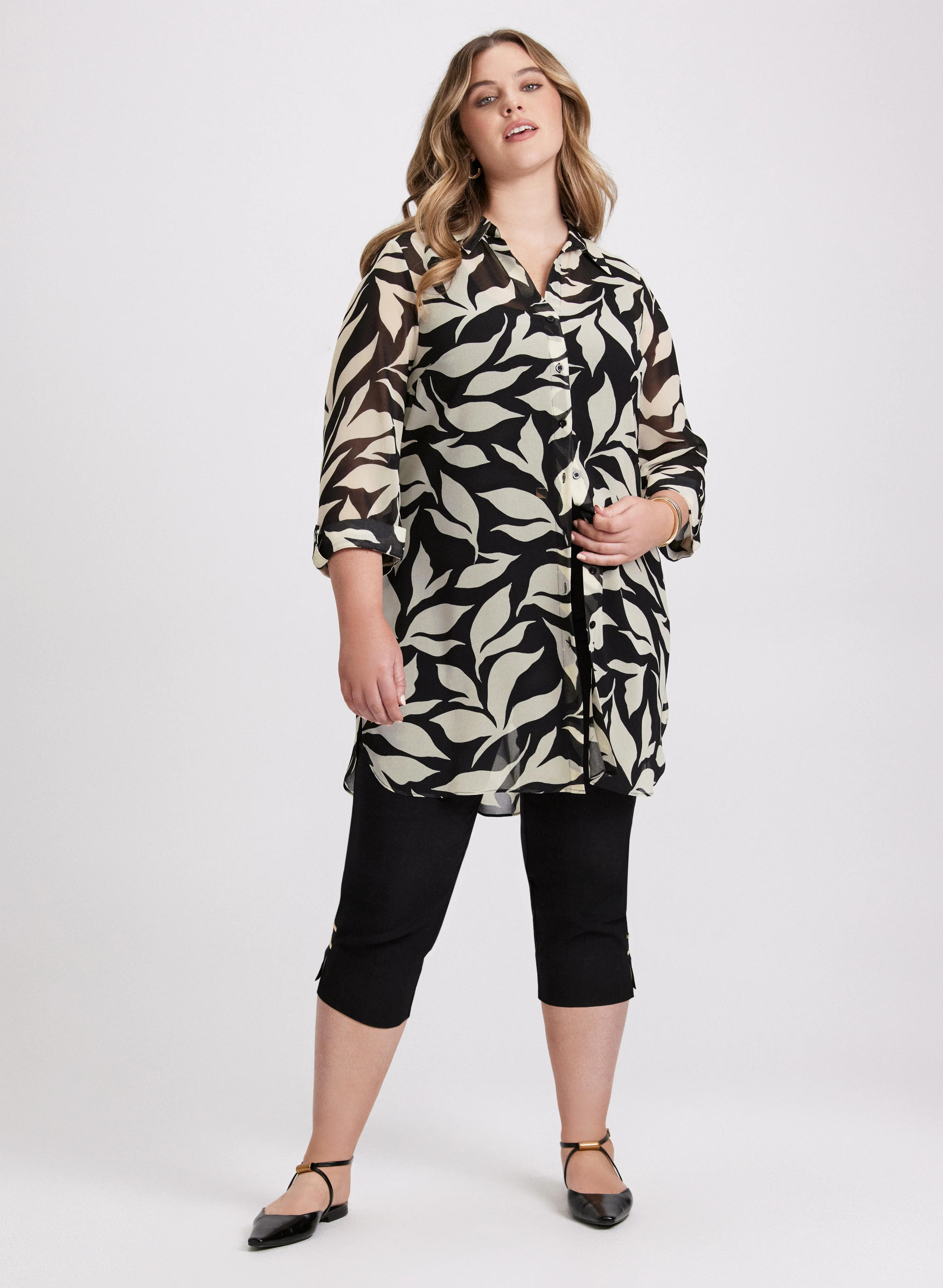 High-Rise Bengaline Capris - Image 5