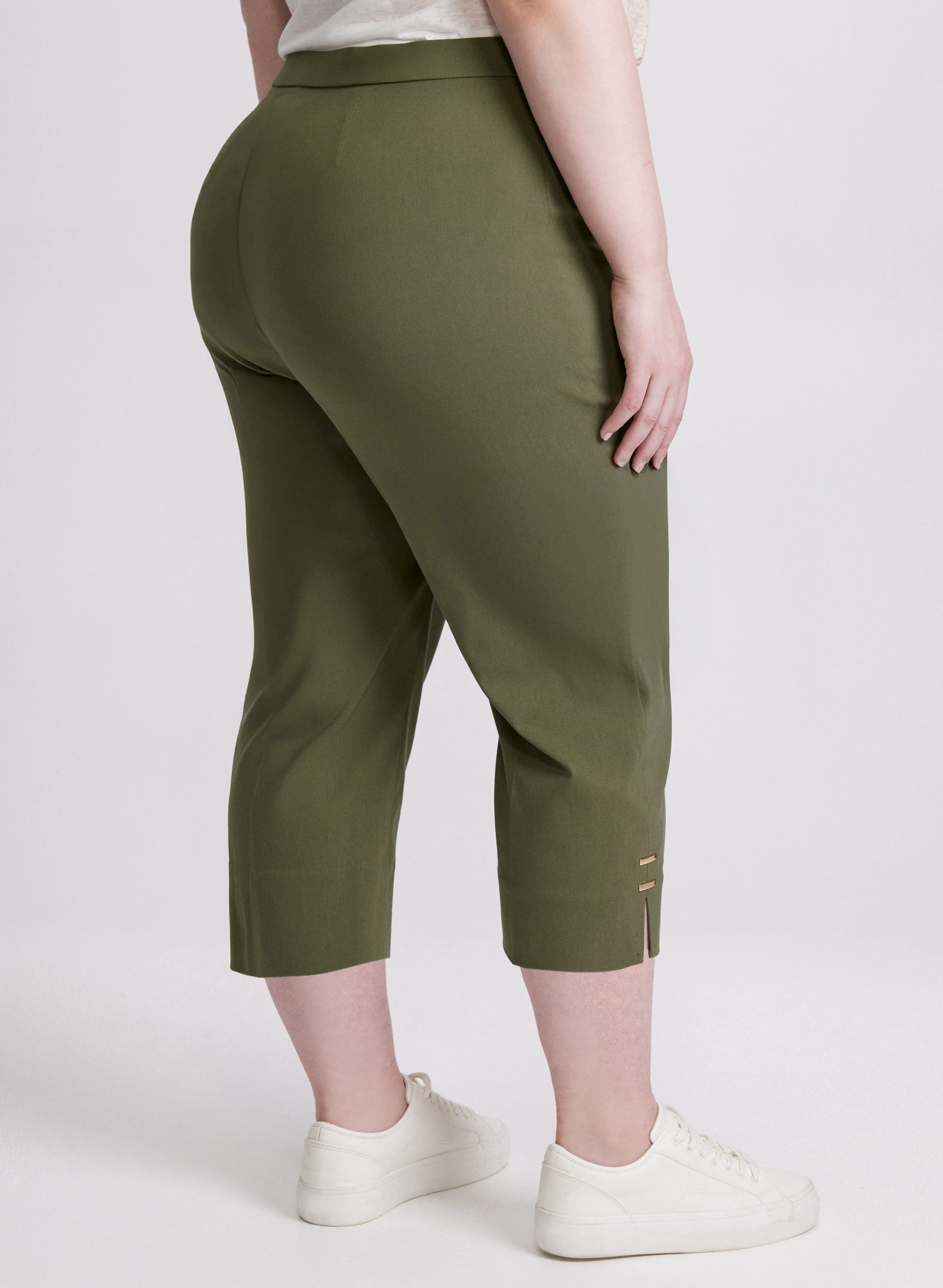 High-Rise Bengaline Capris - Image 4