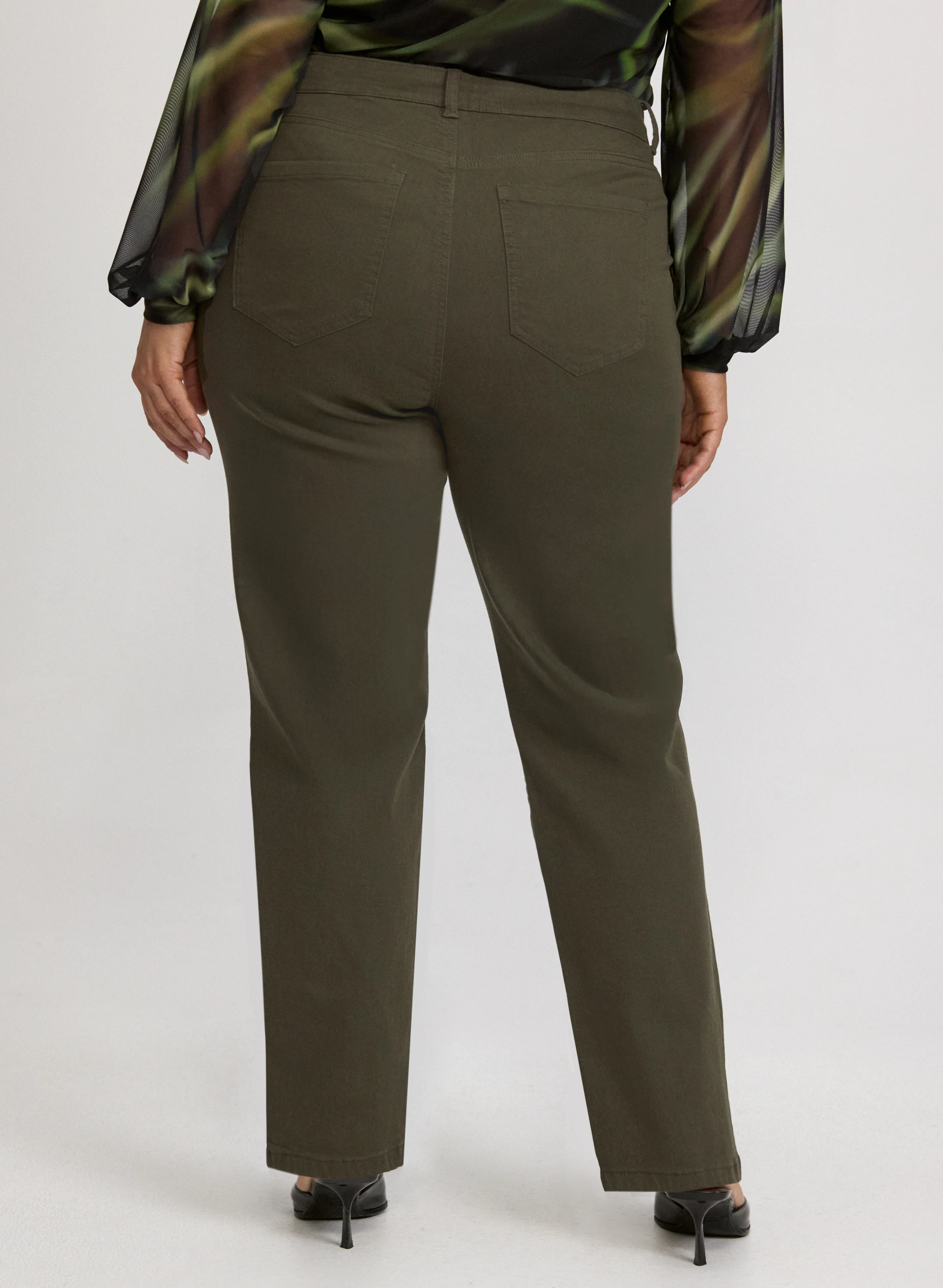 High Rise Straight-Leg Jeans - Image 10