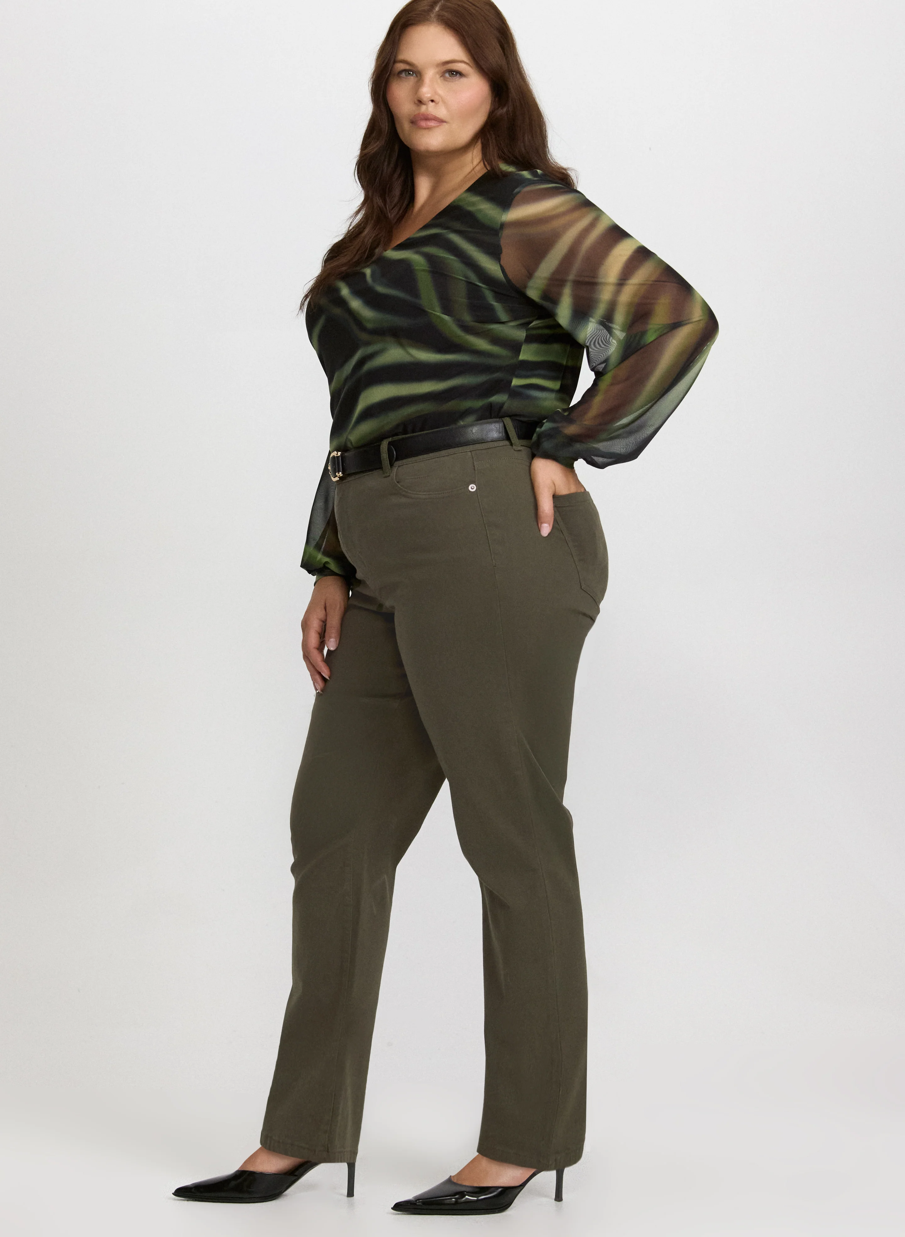 High Rise Straight-Leg Jeans - Image 12