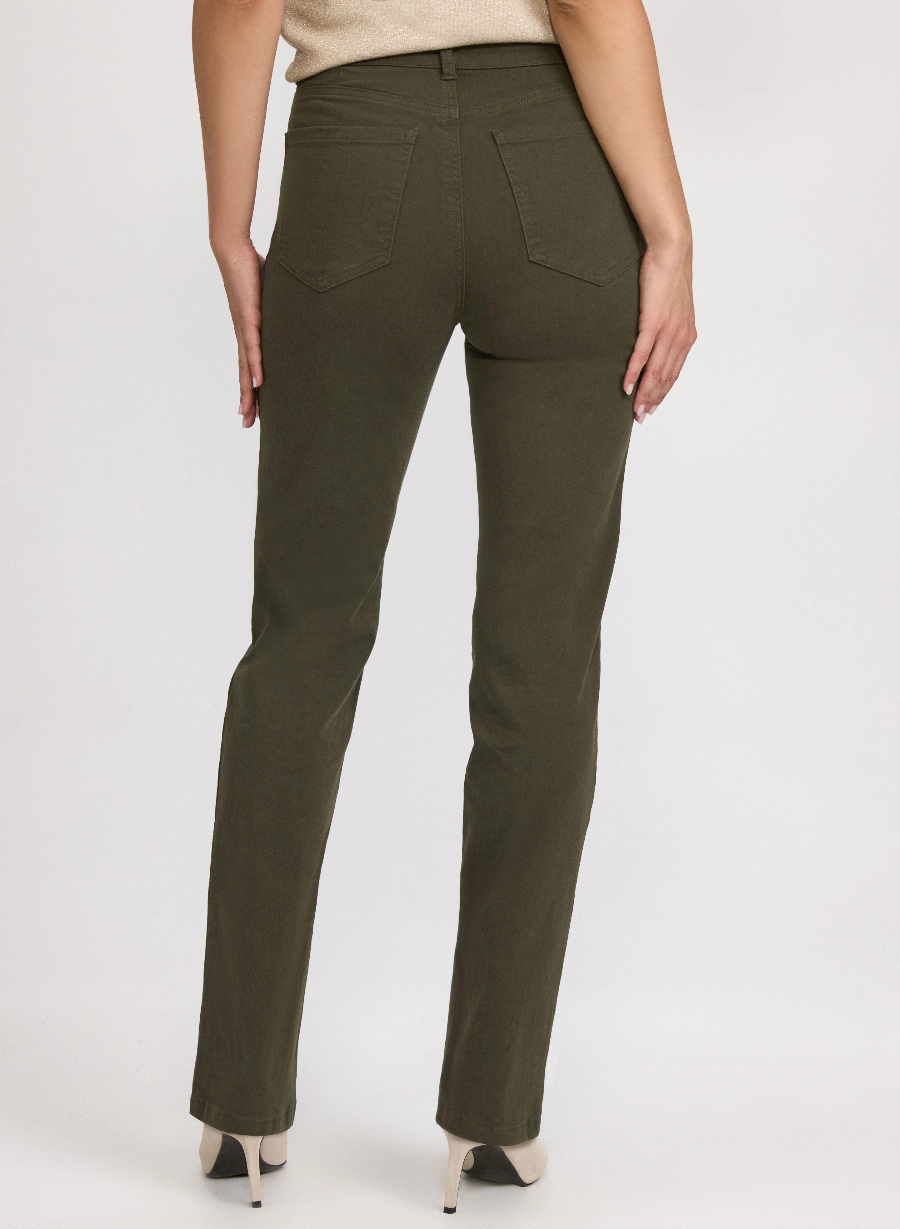 High Rise Straight-Leg Jeans - Image 2