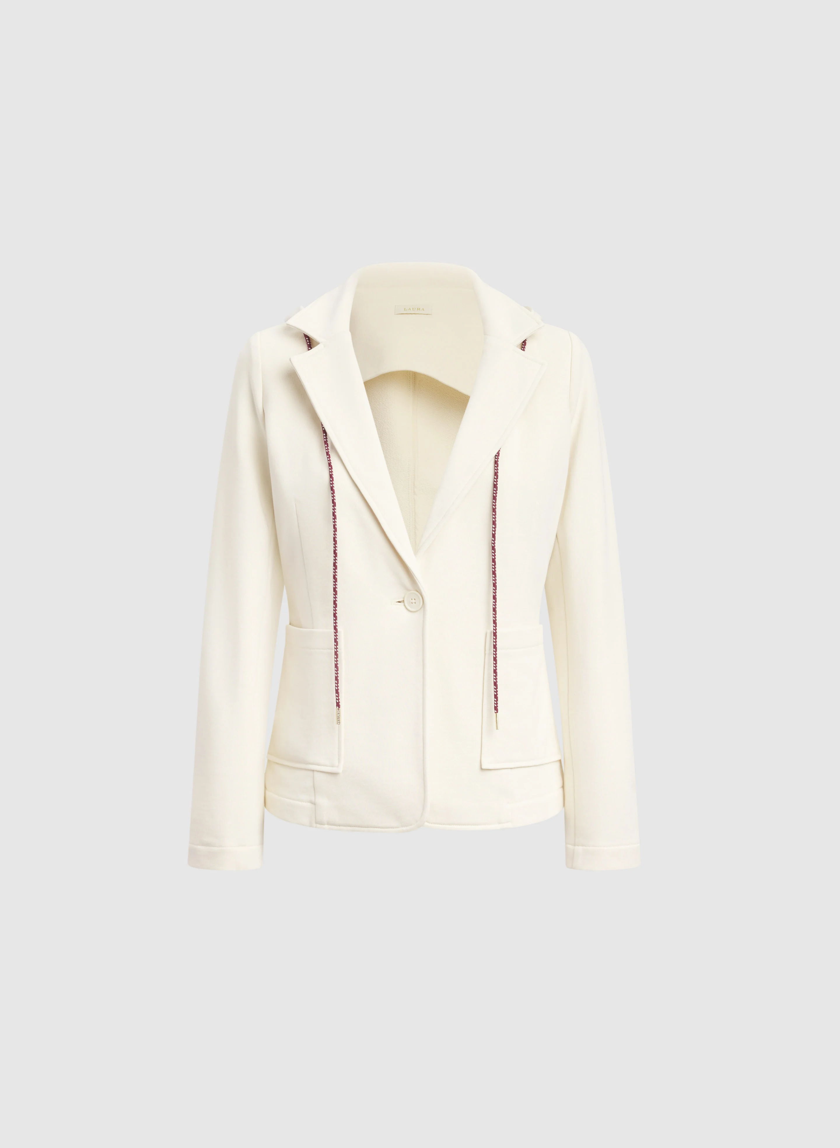 Hooded Notch Collar Jacket - Image 6