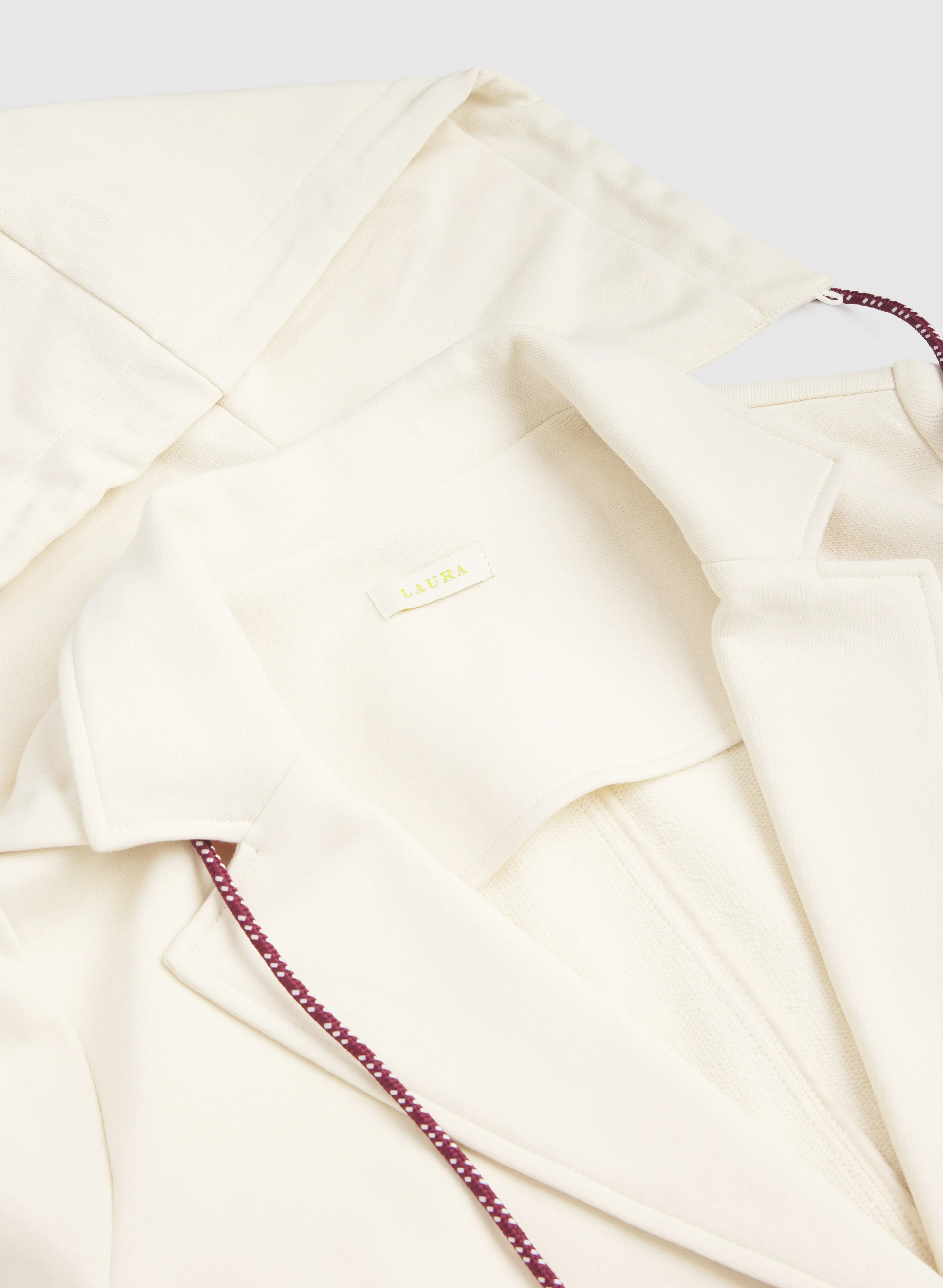 Hooded Notch Collar Jacket - Image 7