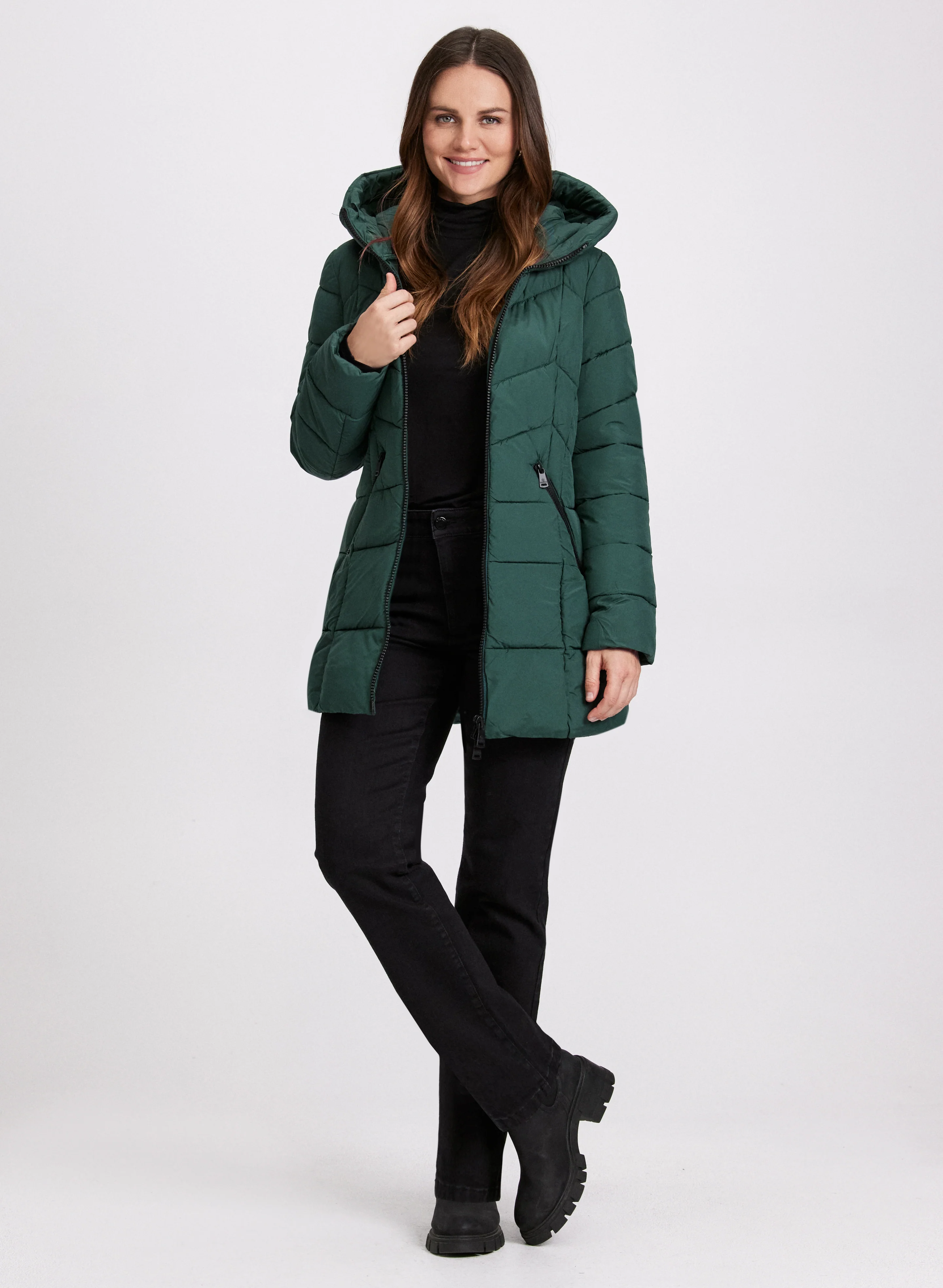 Bernardo - Recycled Material Puffer Coat - Image 3