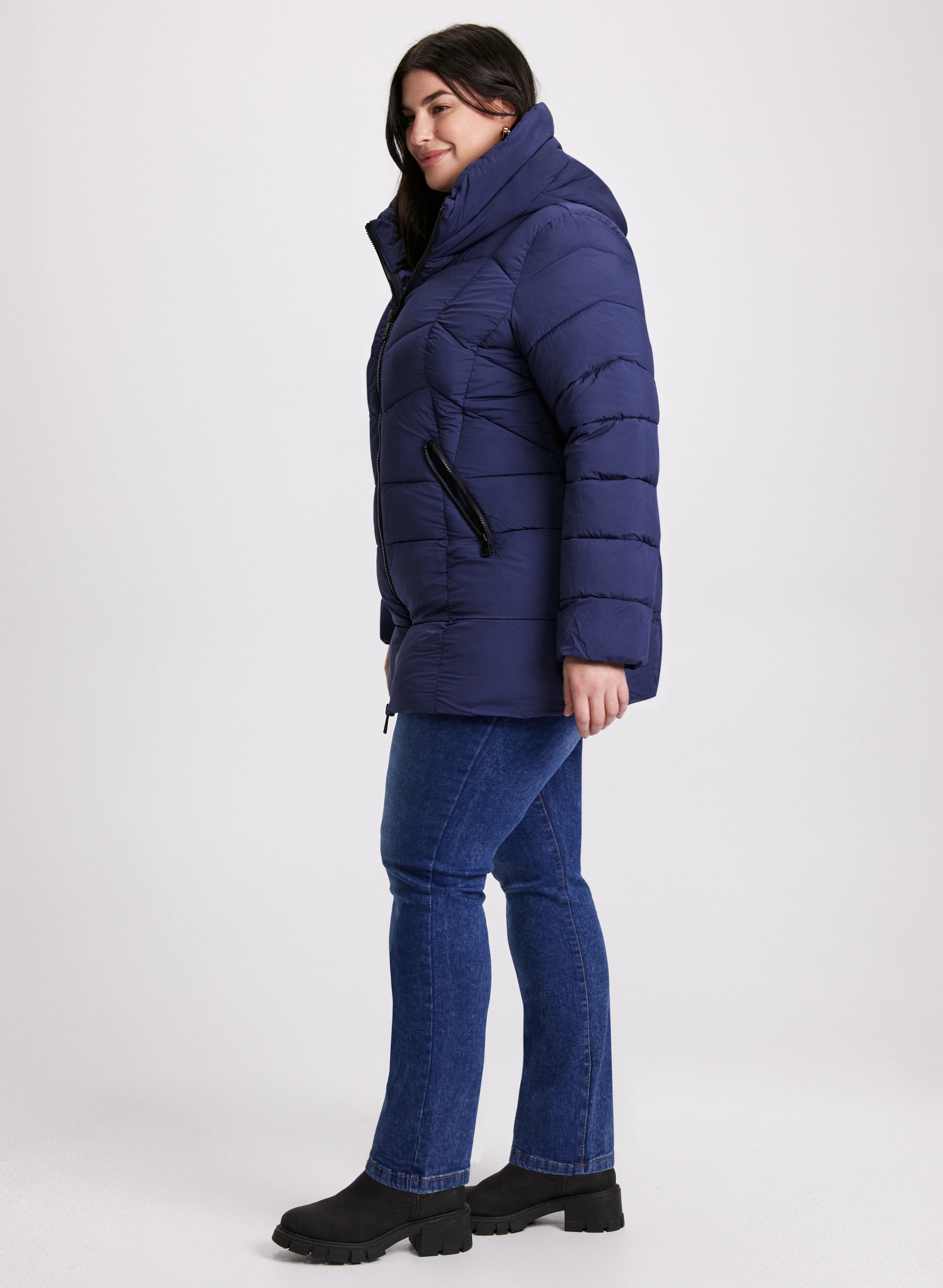 Bernardo - Recycled Material Puffer Coat - Image 11