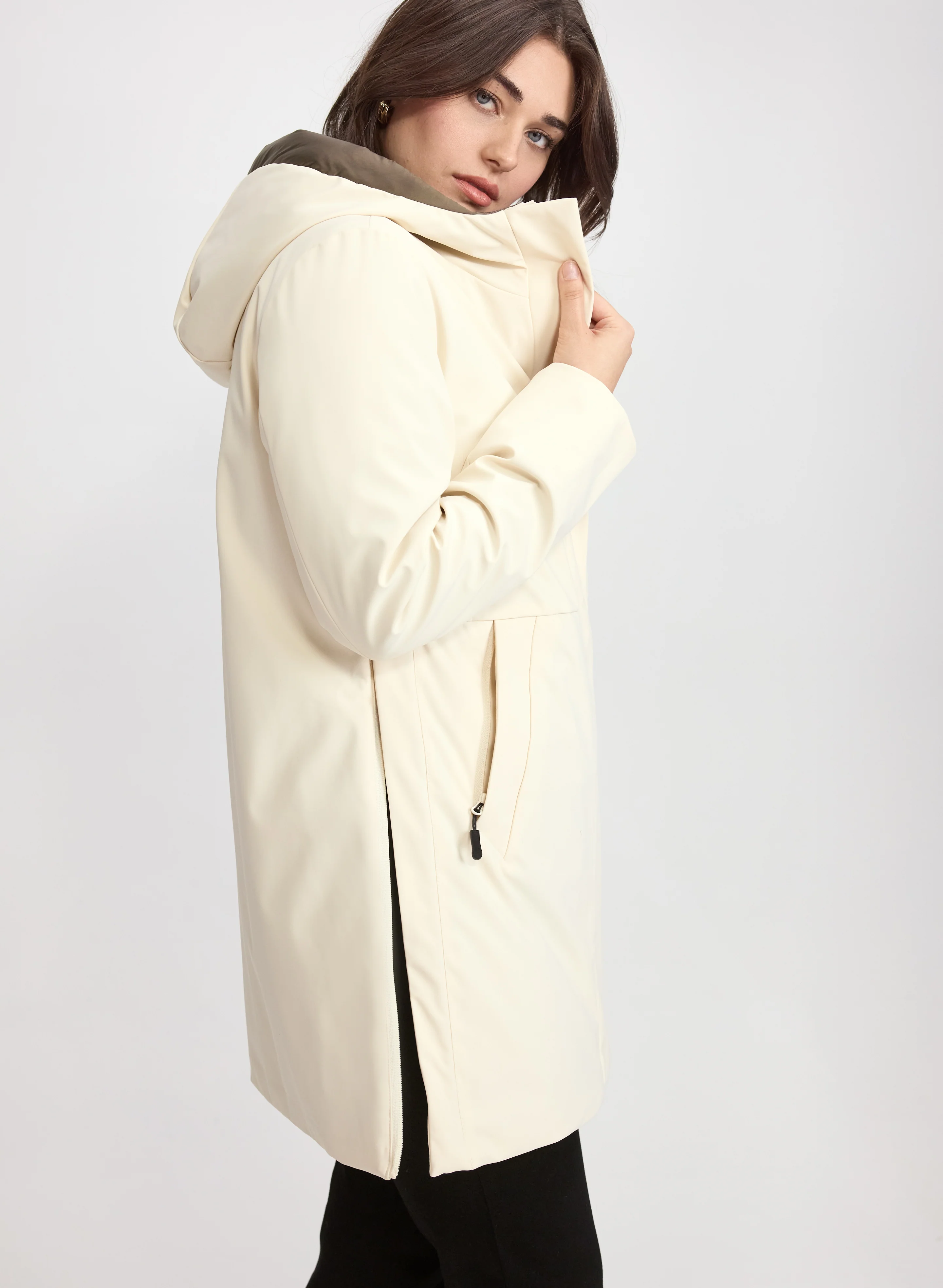 Hooded Transitional Coat - Image 2