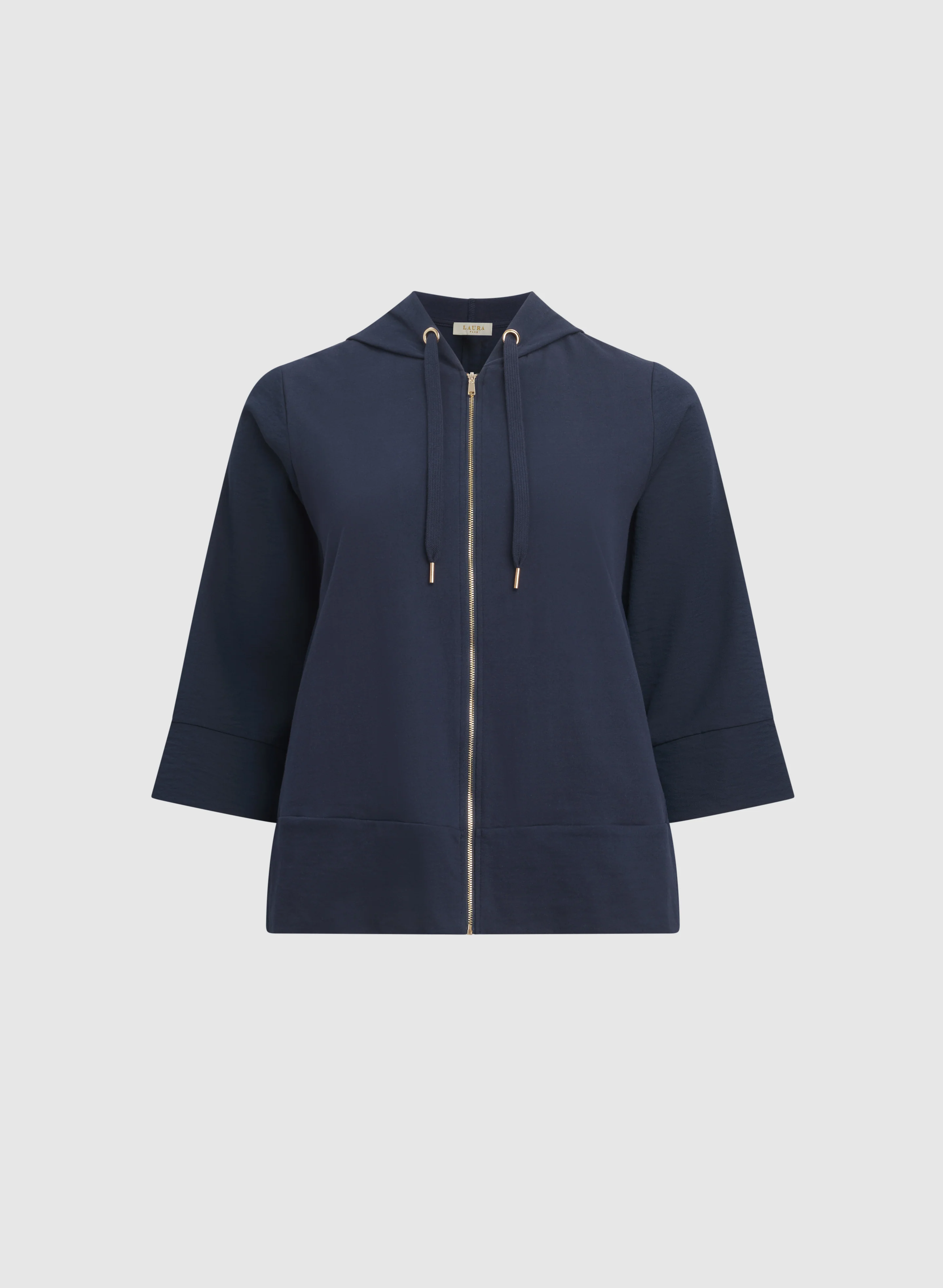 Hooded Zip Front Top - Image 6