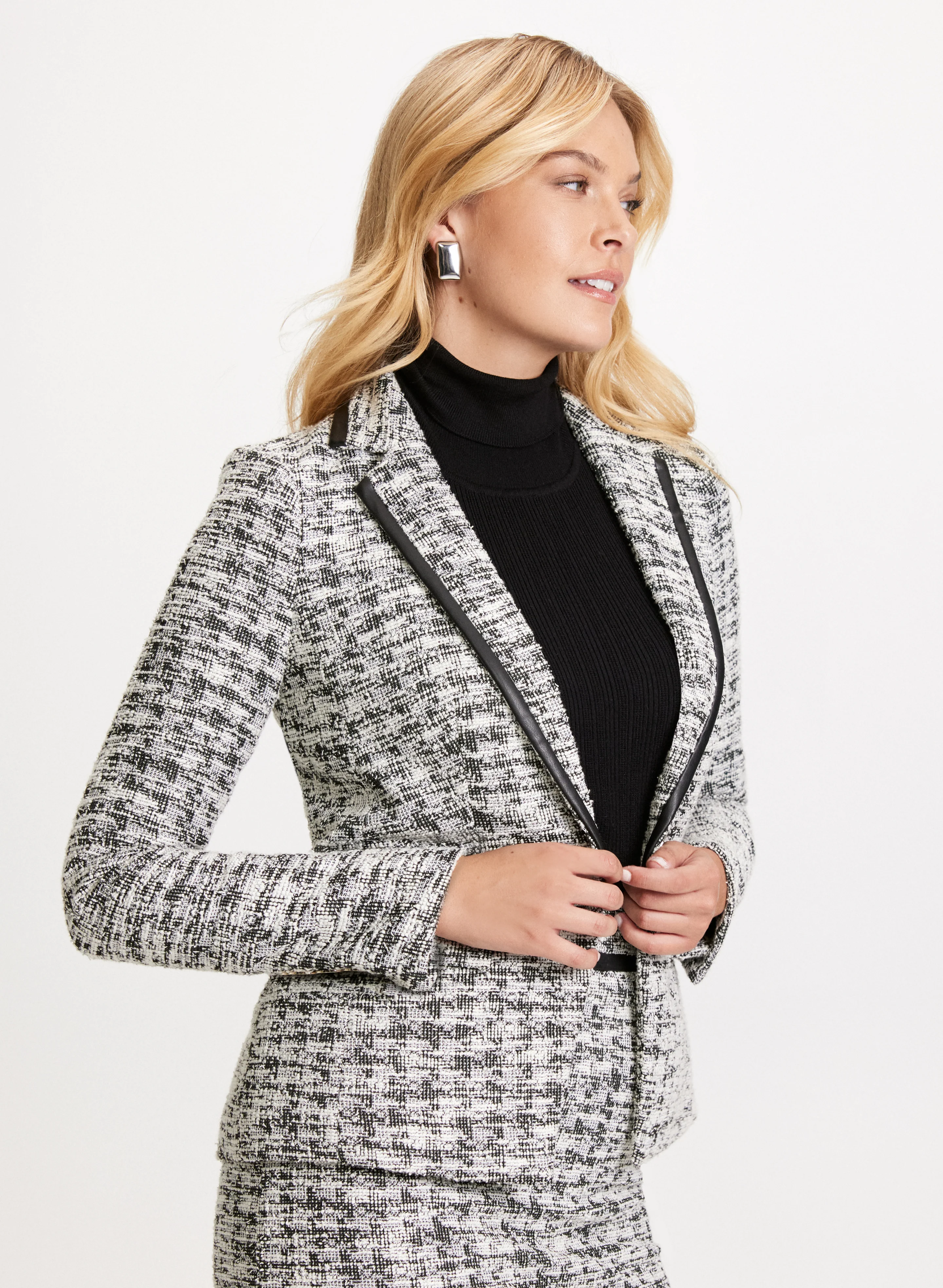 Houndstooth Print Blazer - Image 4