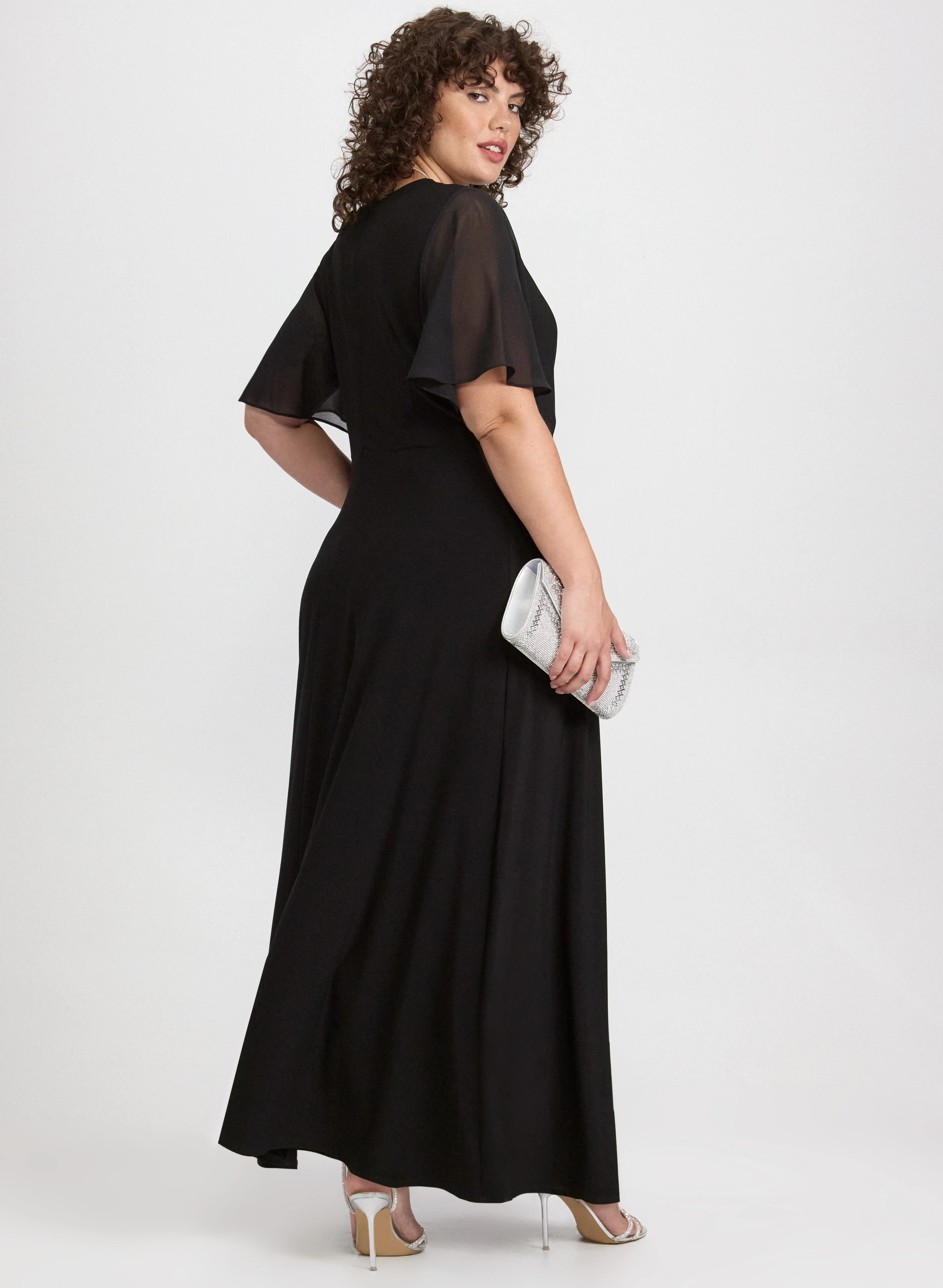 Jersey Slit Dress - Image 4