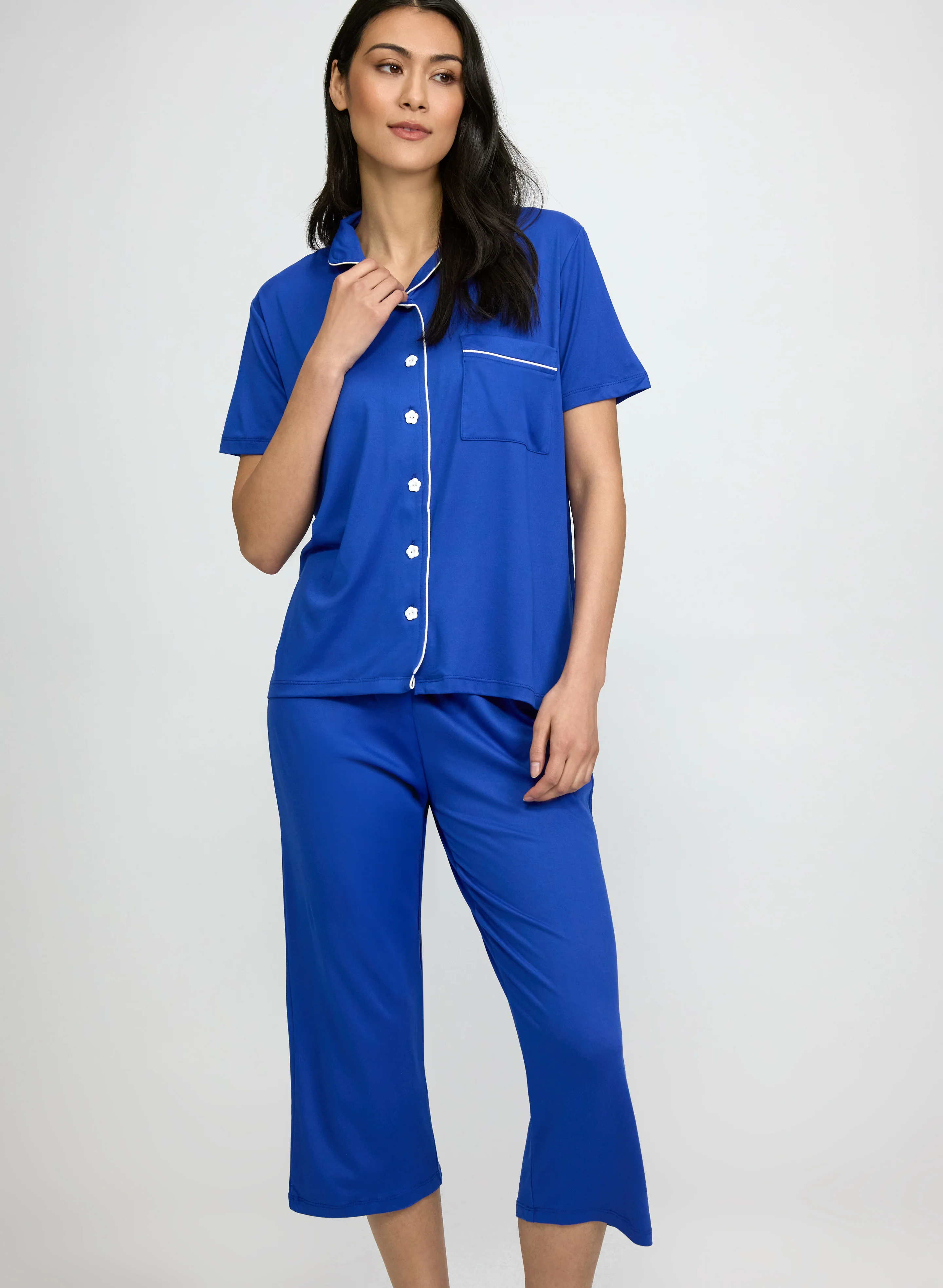 Jersey Top & Capri Pyjama Set - Image 4