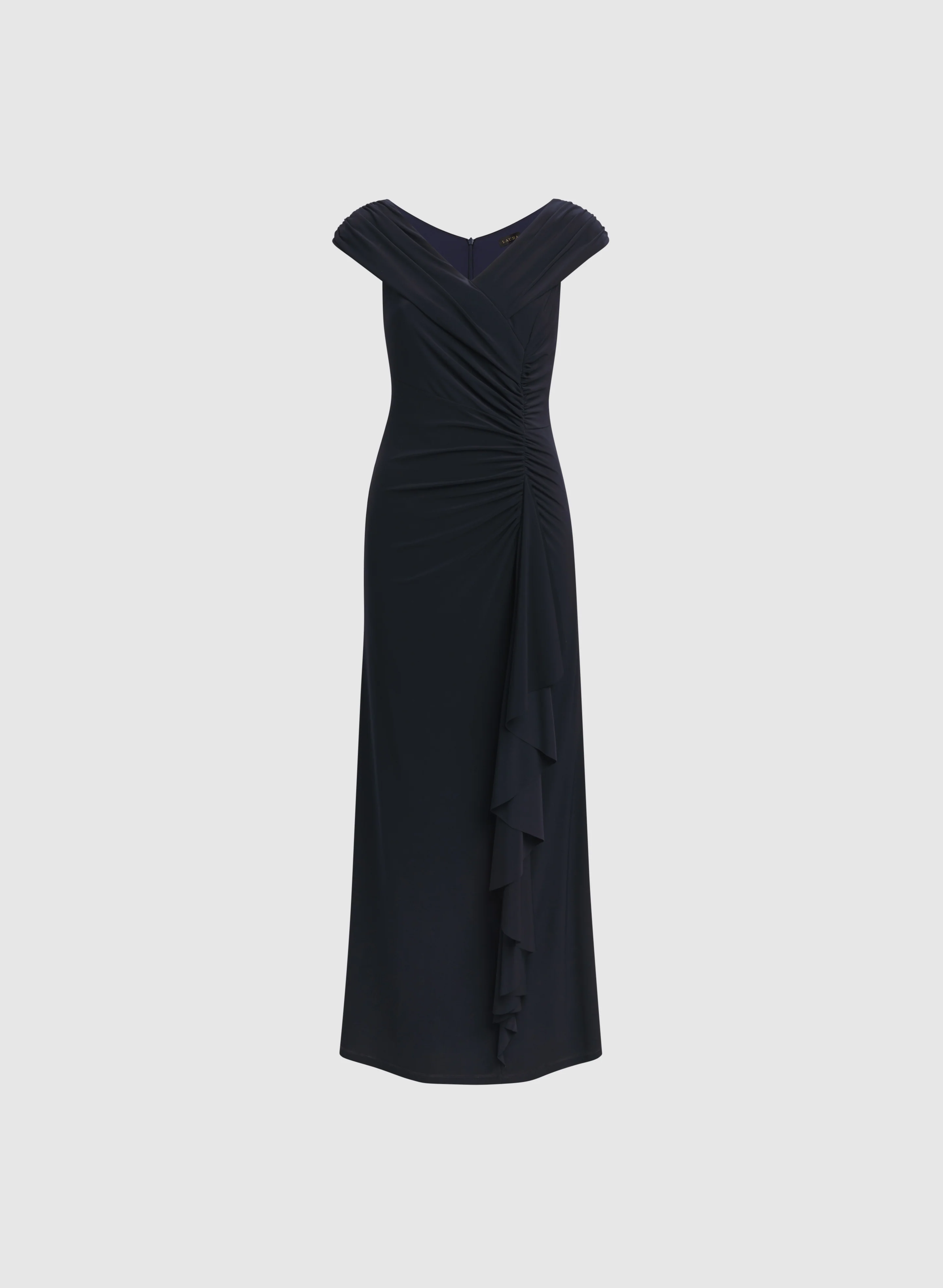 Jersey Waterfall Ruffle Dress - Image 6