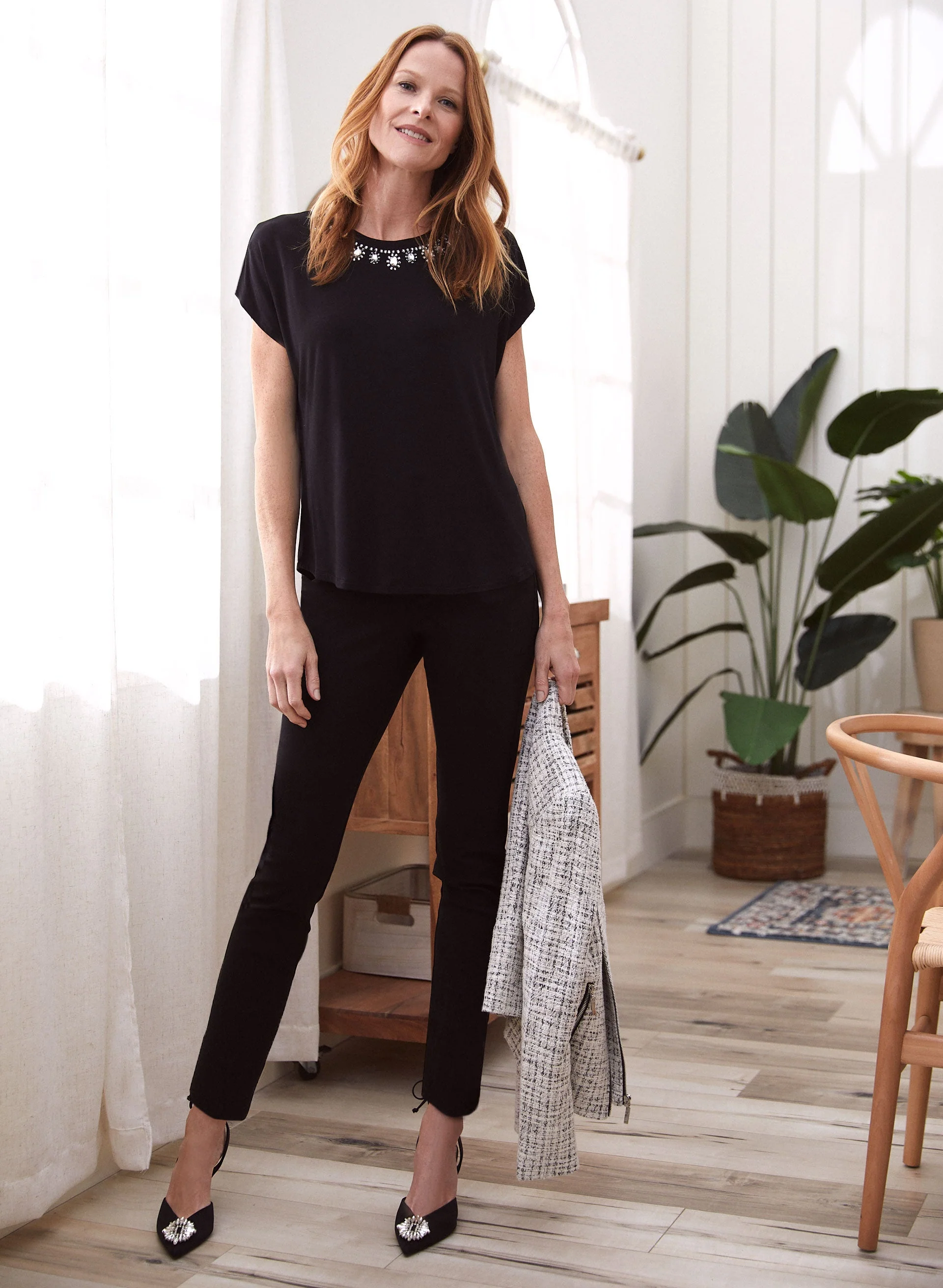 Jewel Embellished Tee - Image 3