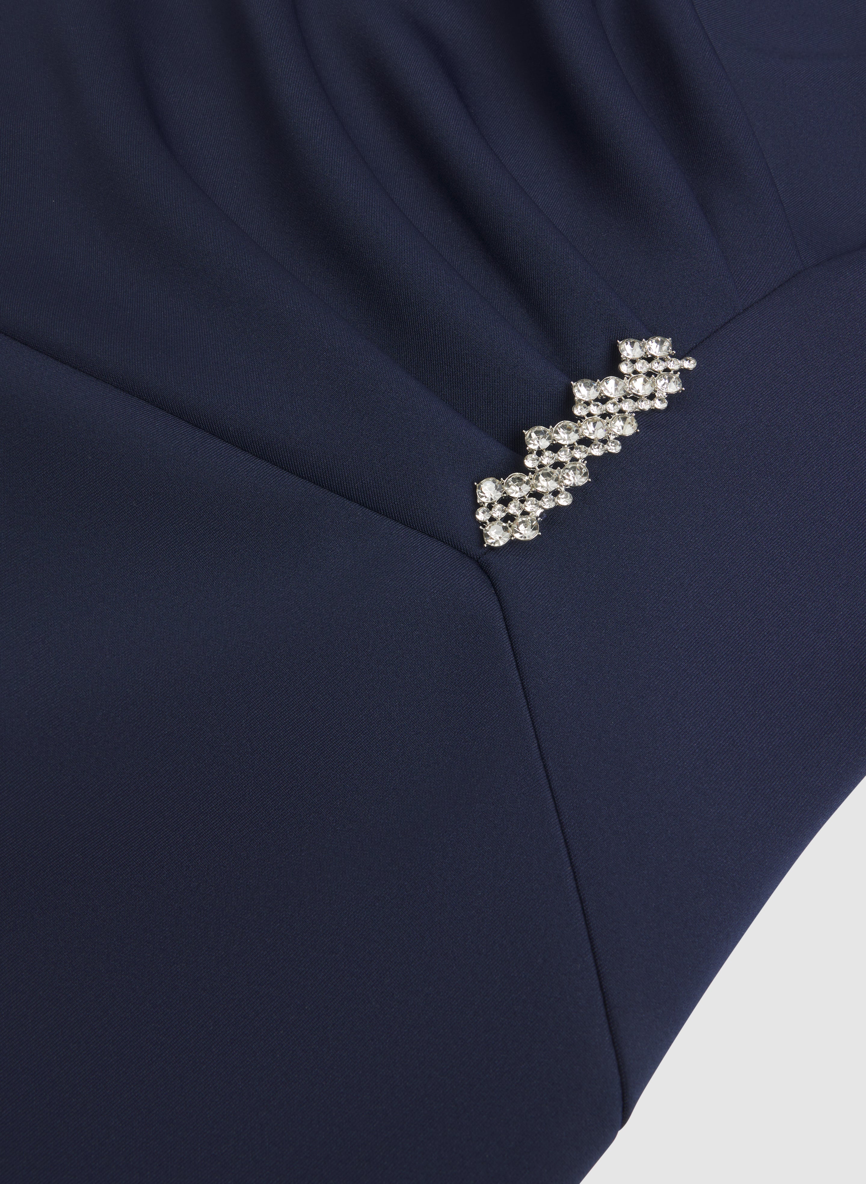 Jeweled Puff Sleeve Dress - Image 7