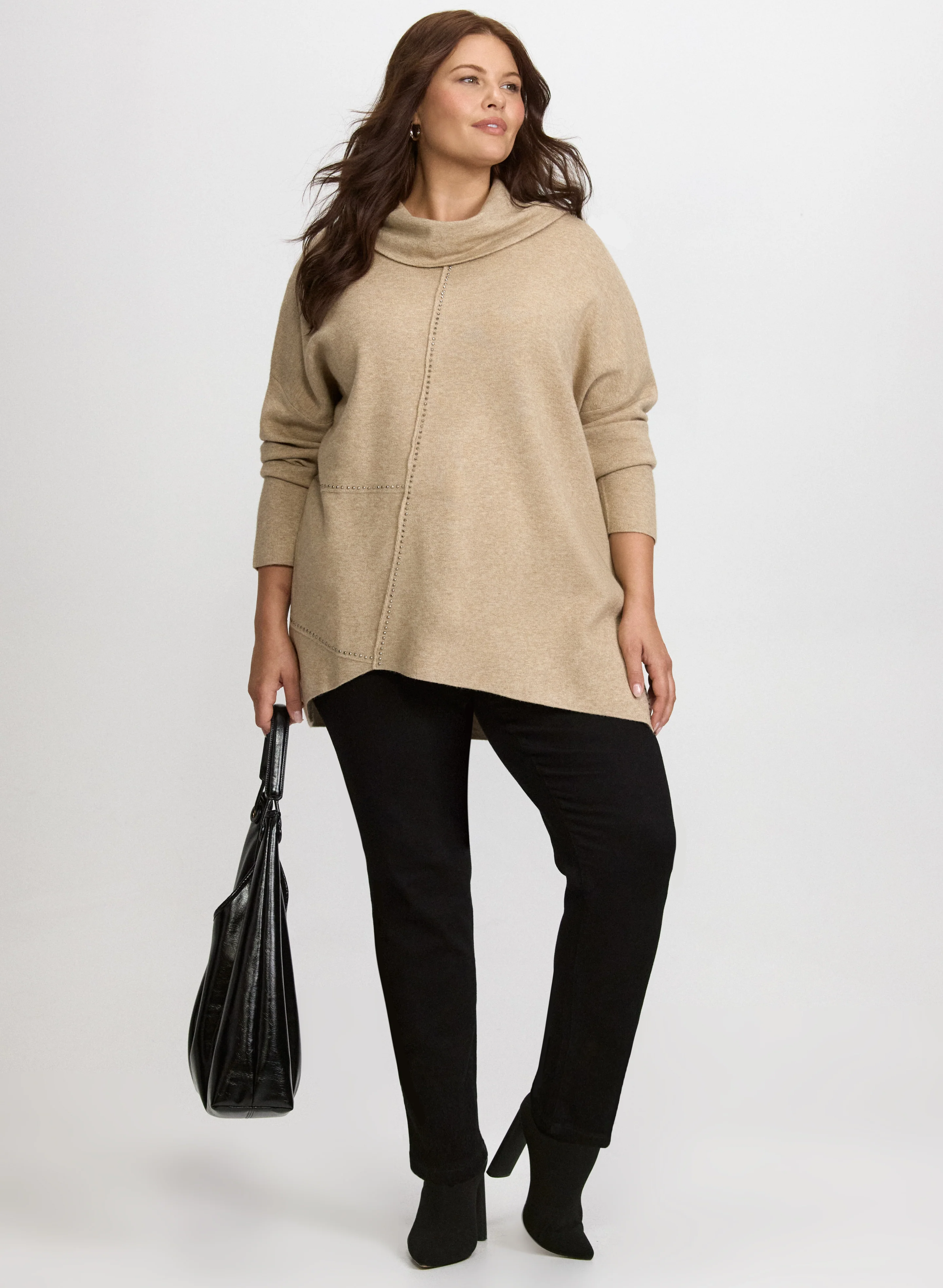 Joseph Ribkoff - Cowl Neck Sweater - Image 3