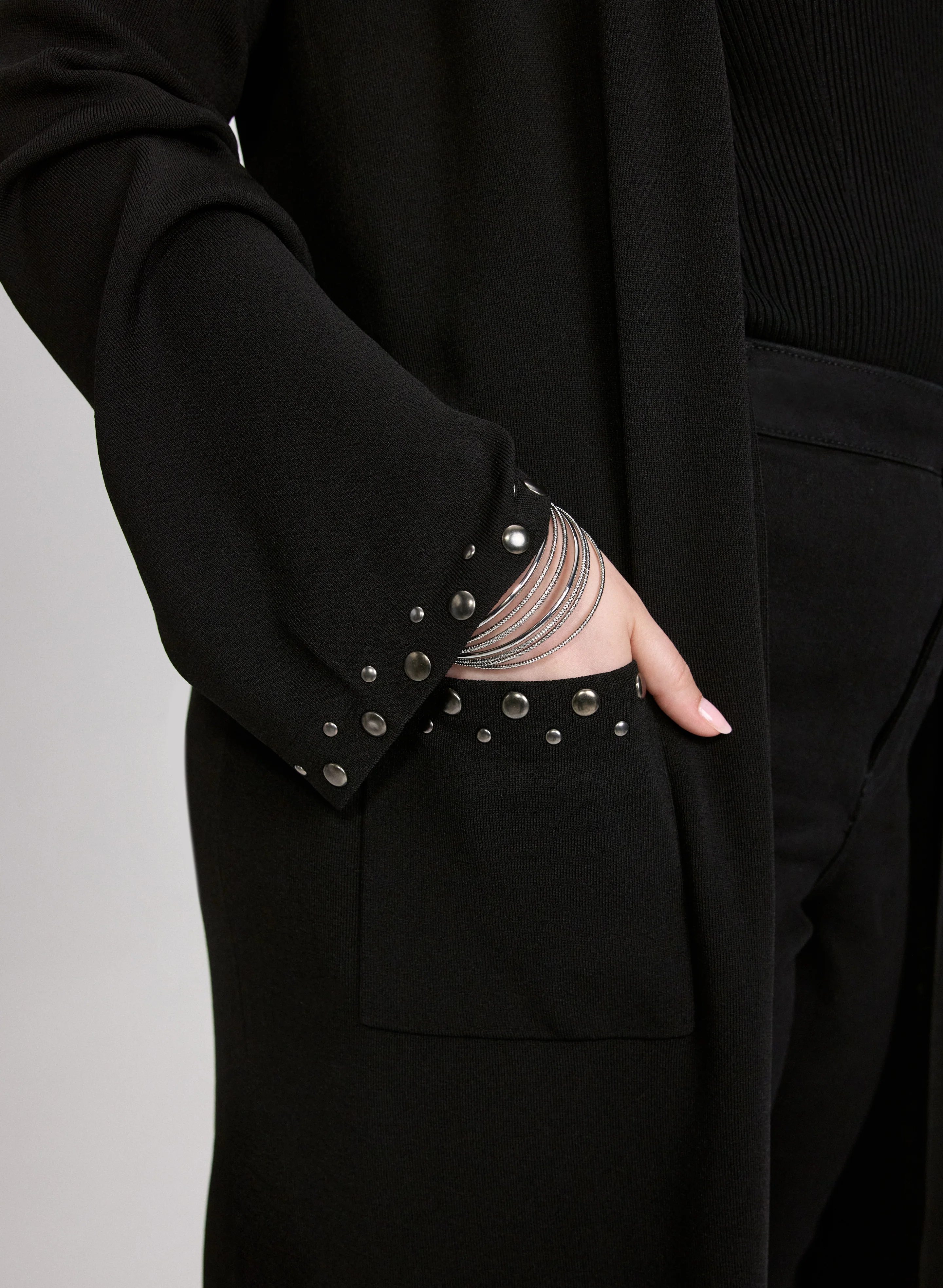 Joseph Ribkoff - Embellished Open-Front Cardigan - Image 5