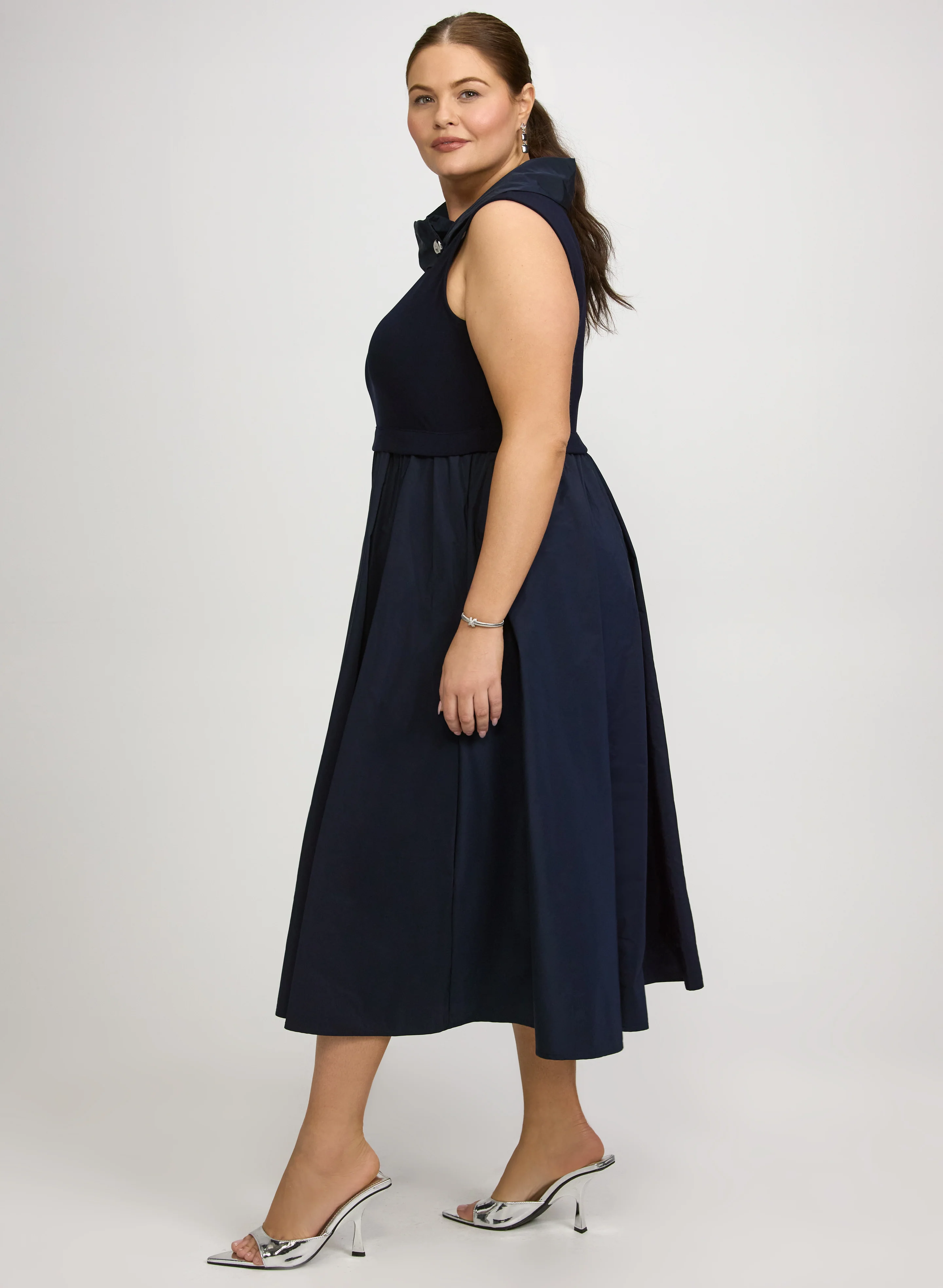 Joseph Ribkoff - Fit & Flare Midi Dress - Image 5