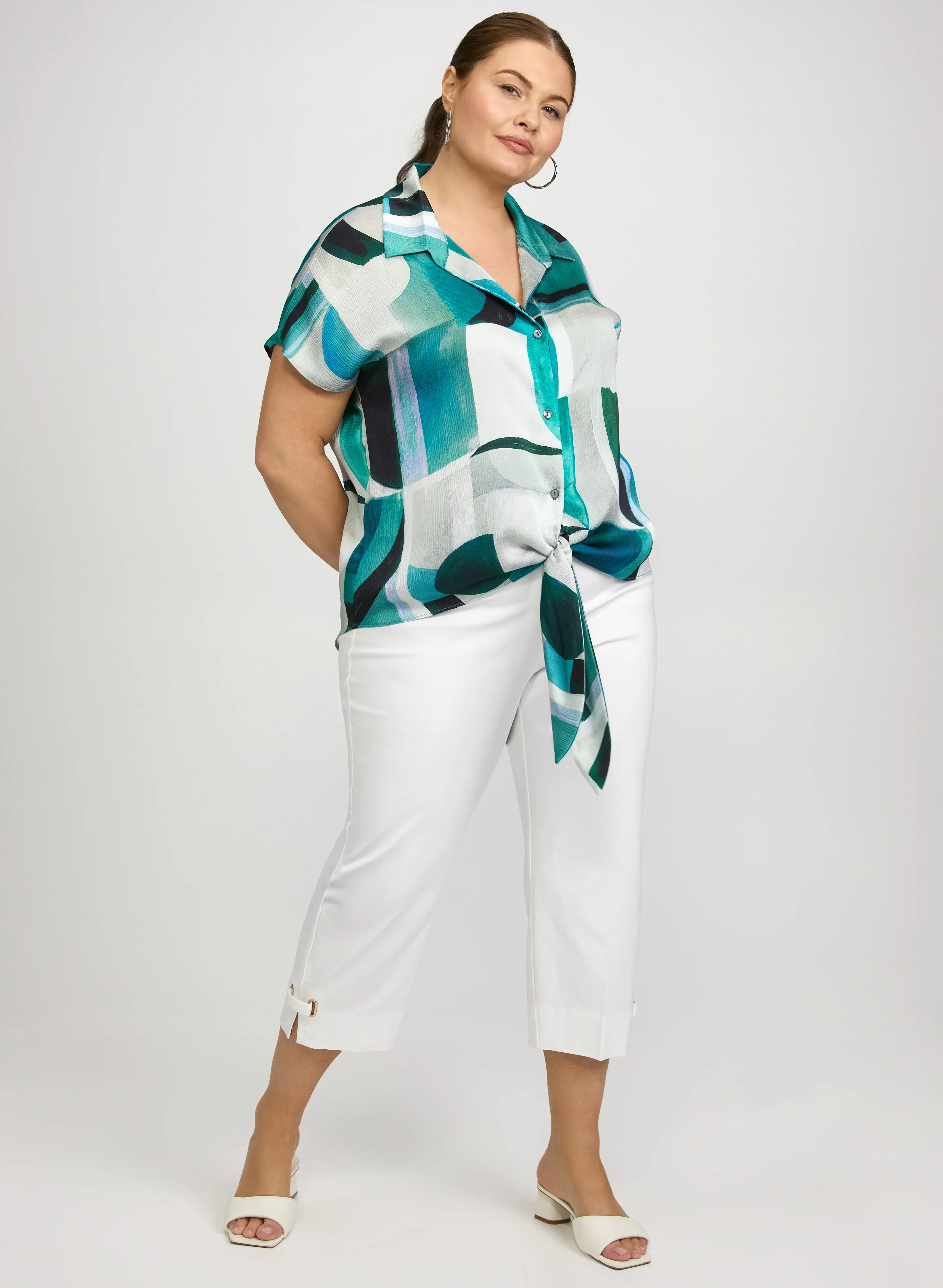 Joseph Ribkoff - Geometric Print Blouse - Image 3