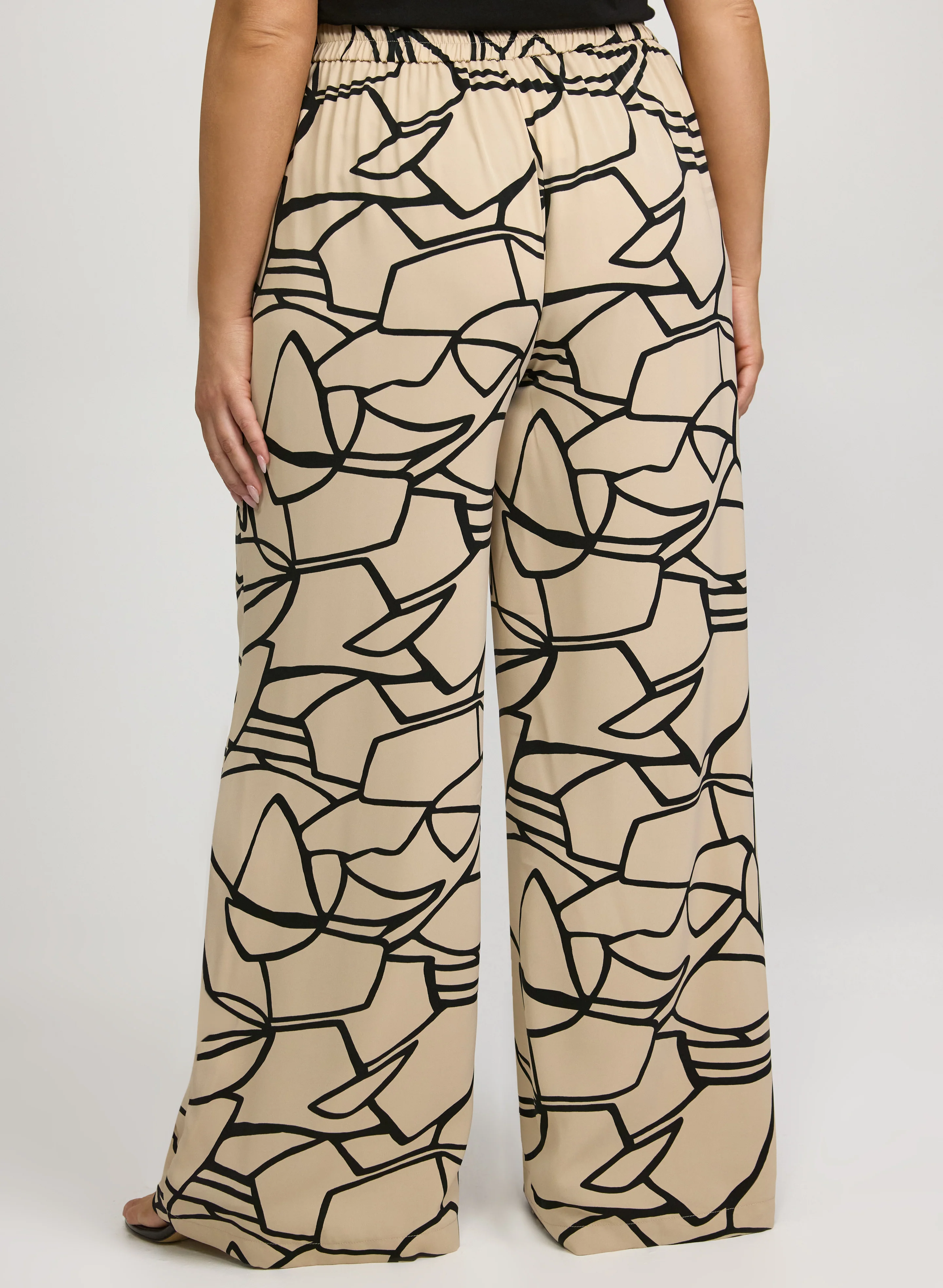 Joseph Ribkoff - Geometric Print Pants - Image 2