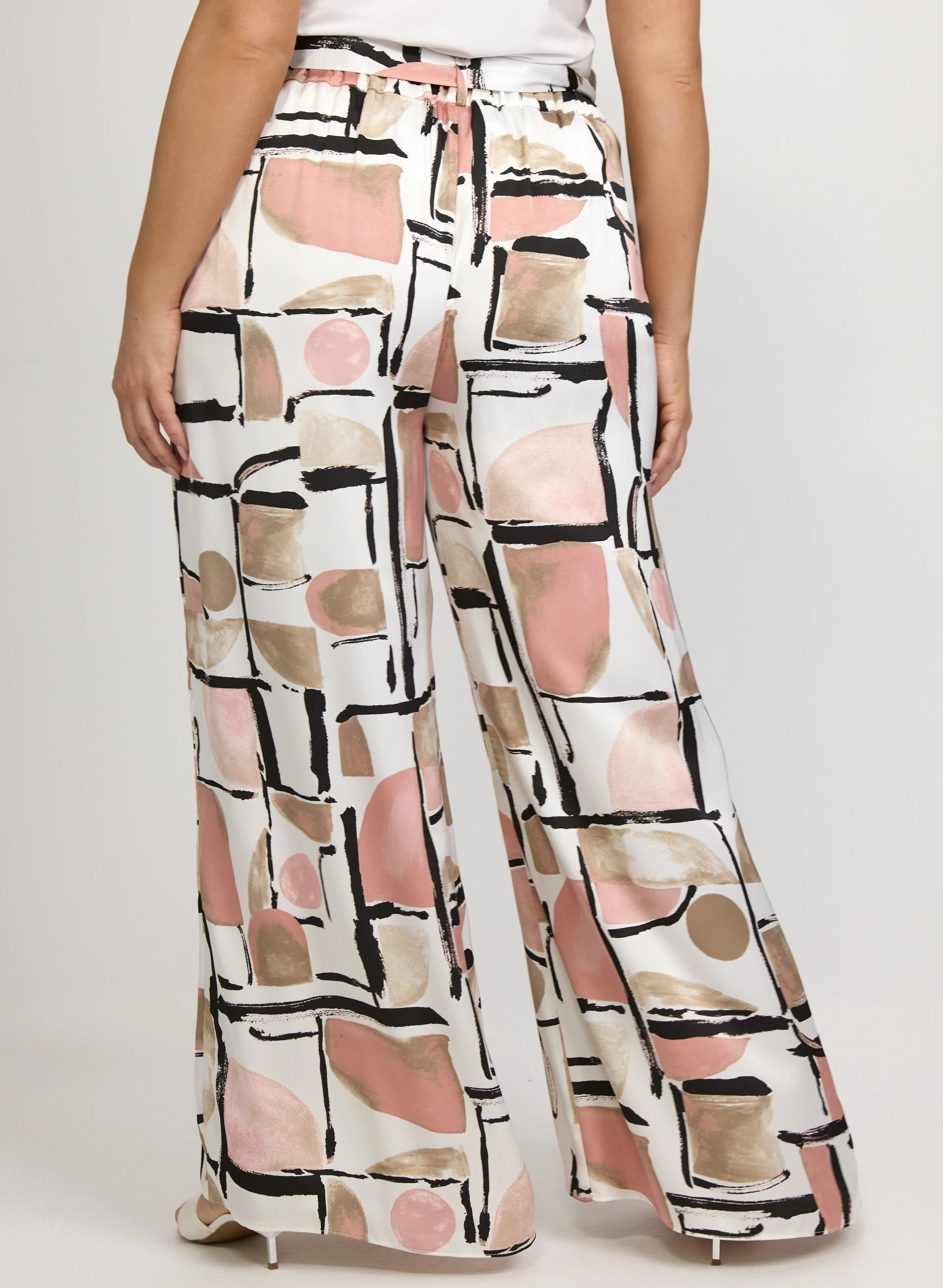 Joseph Ribkoff - Geometric Pull-On Pants - Image 2