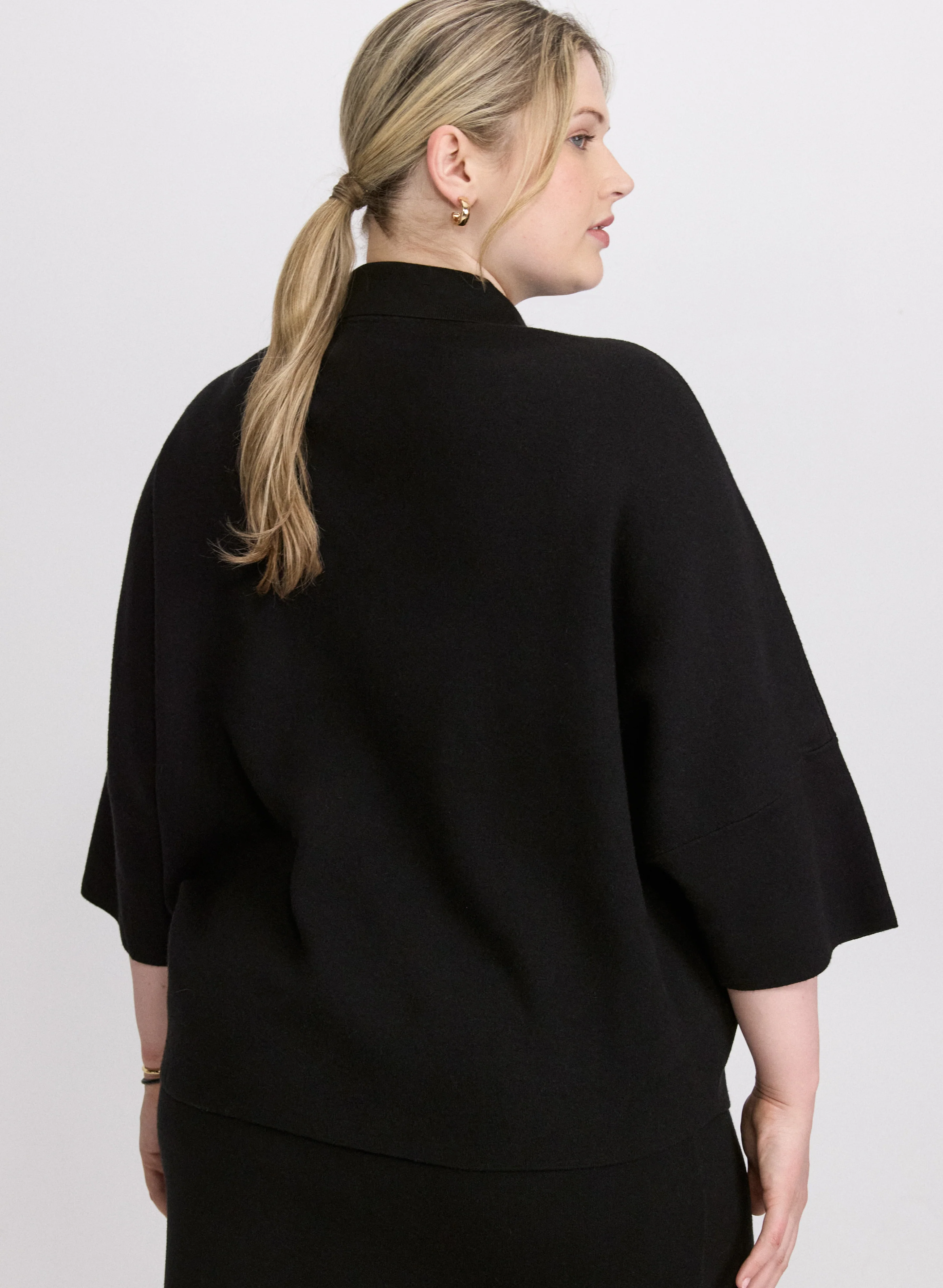 Joseph Ribkoff - Knit Polo Sweater - Image 4