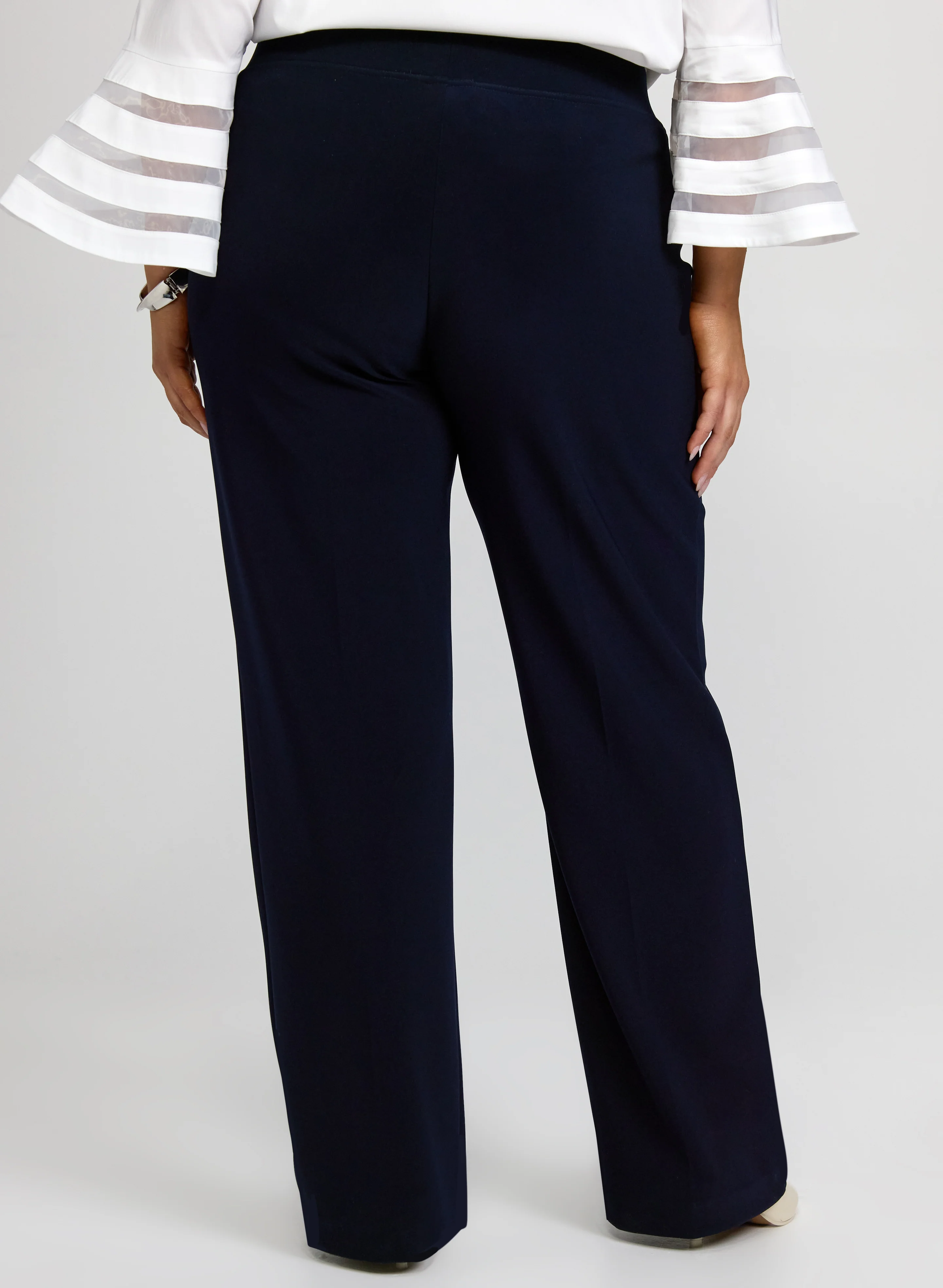 Joseph Ribkoff - Pull-On Flare-Leg Pants - Image 2