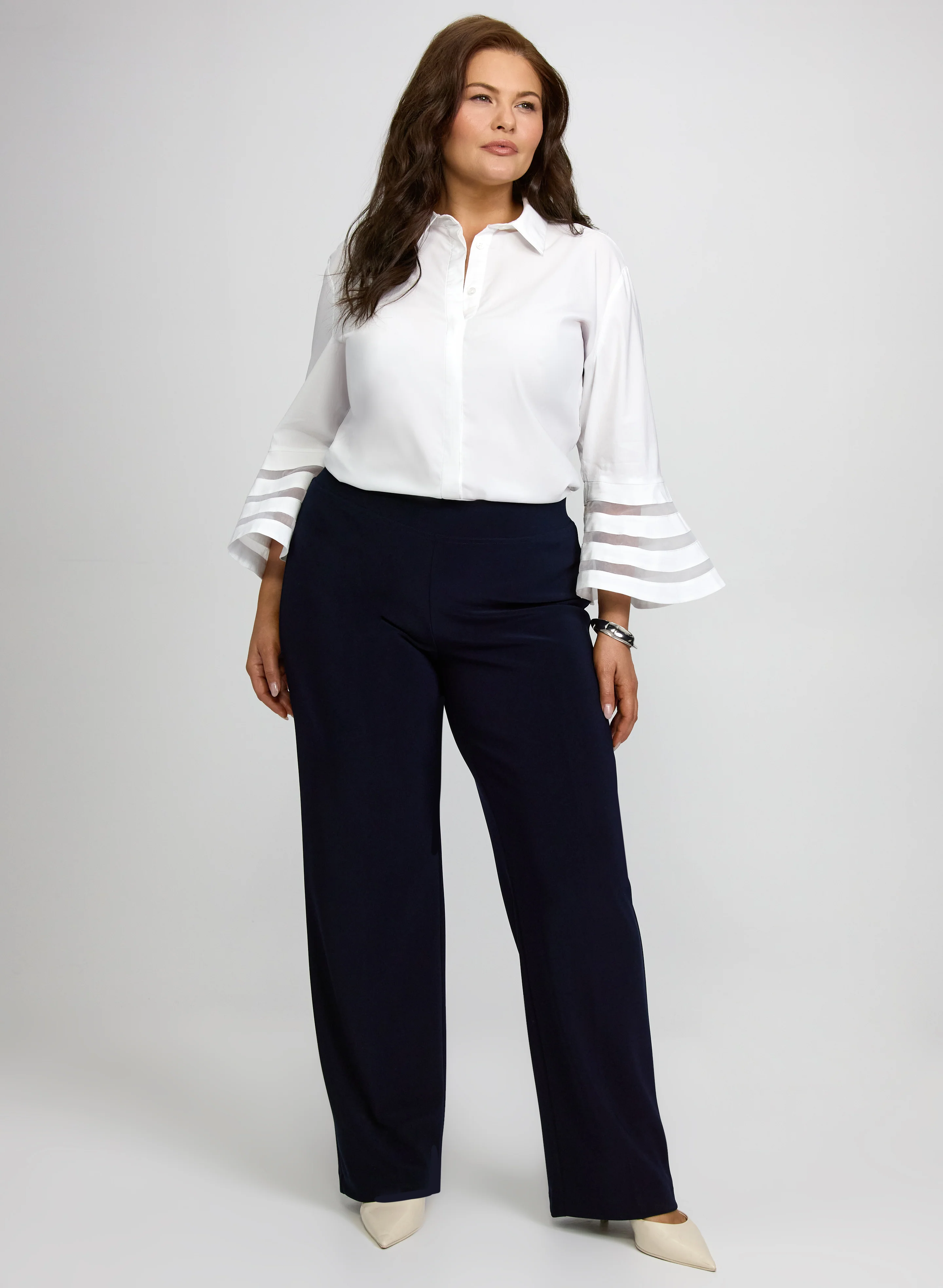 Joseph Ribkoff - Pull-On Flare-Leg Pants - Image 3