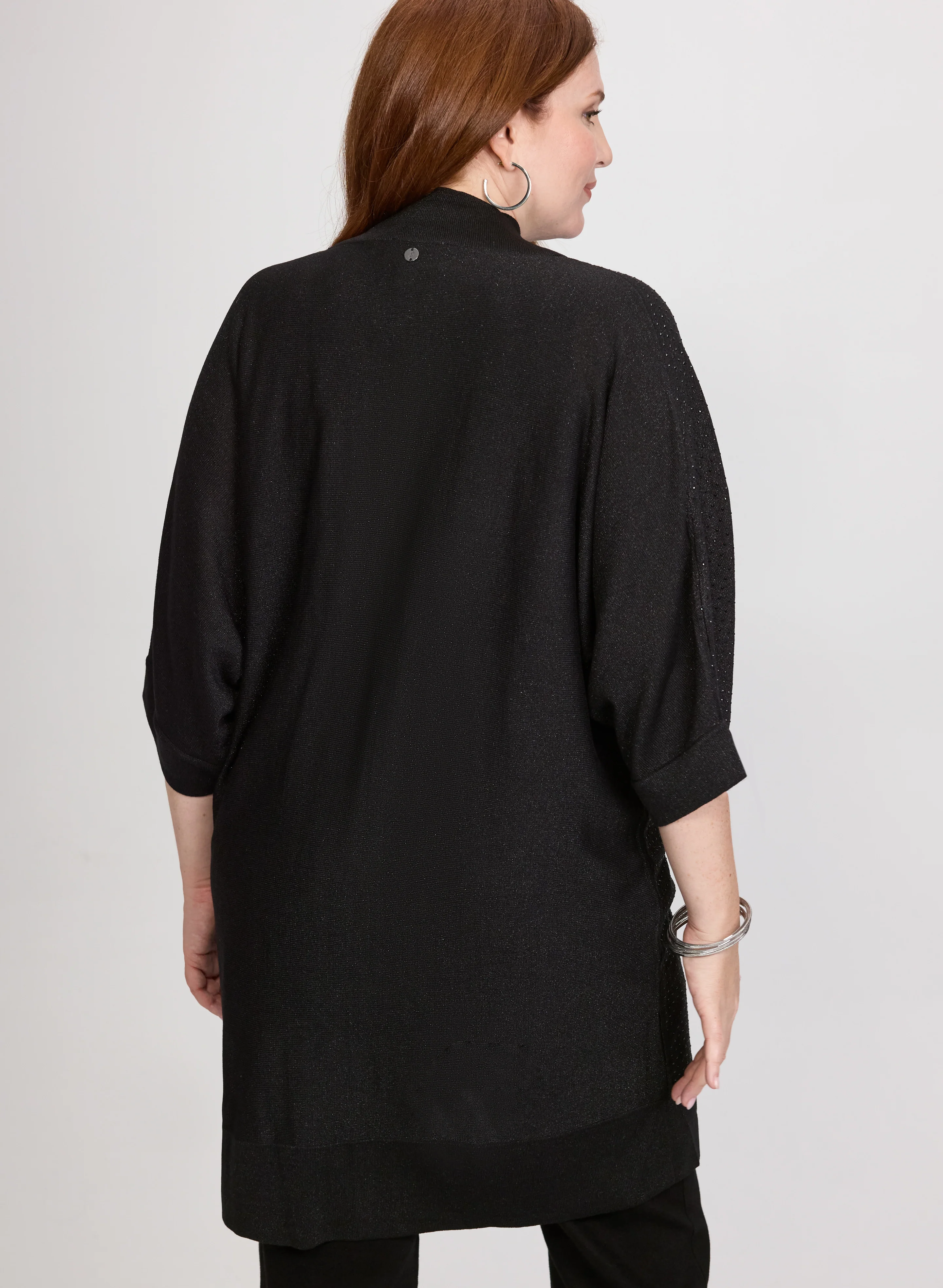 Joseph Ribkoff - Rhinestone Open Cardigan - Image 4