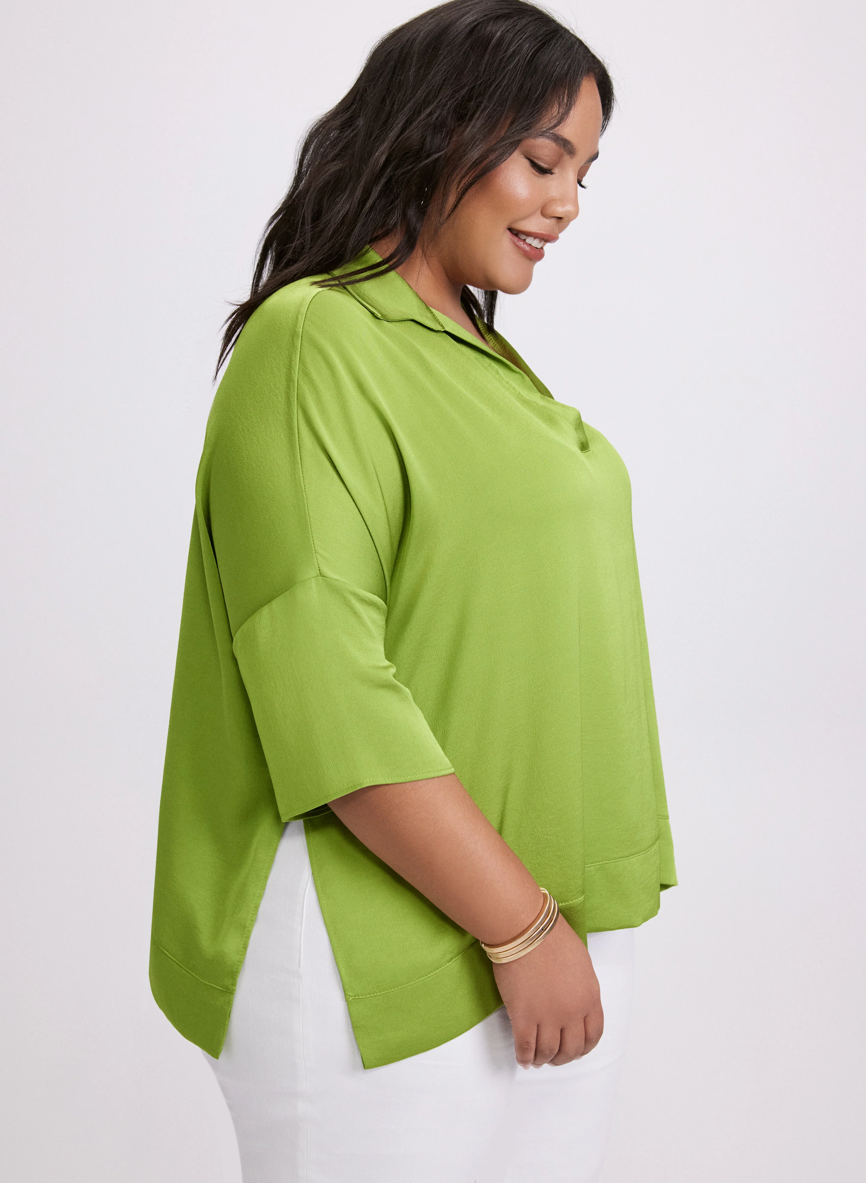 Joseph Ribkoff - Satin Blouse - Image 2