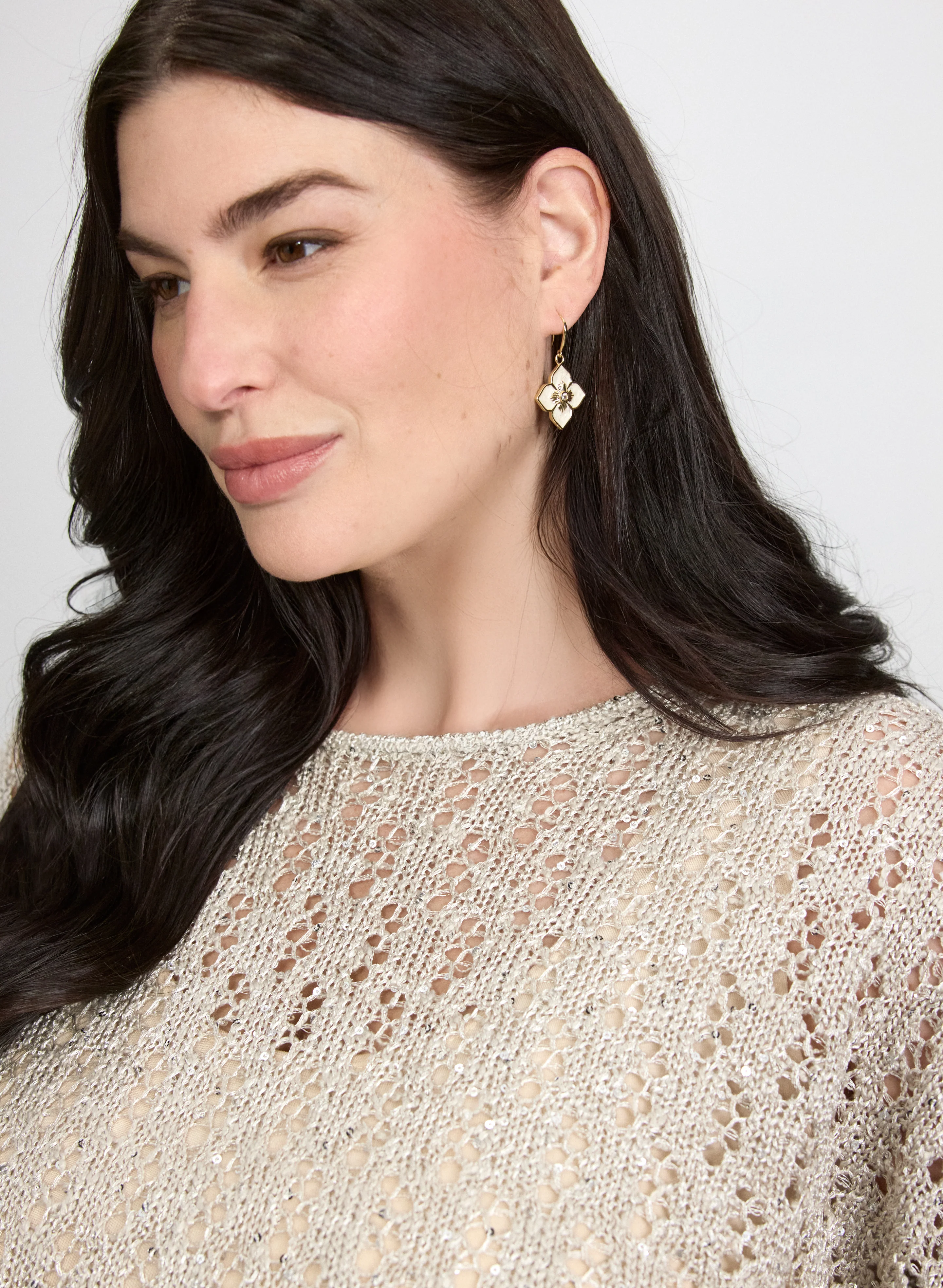 Joseph Ribkoff - Sequin Knit Pullover - Image 2
