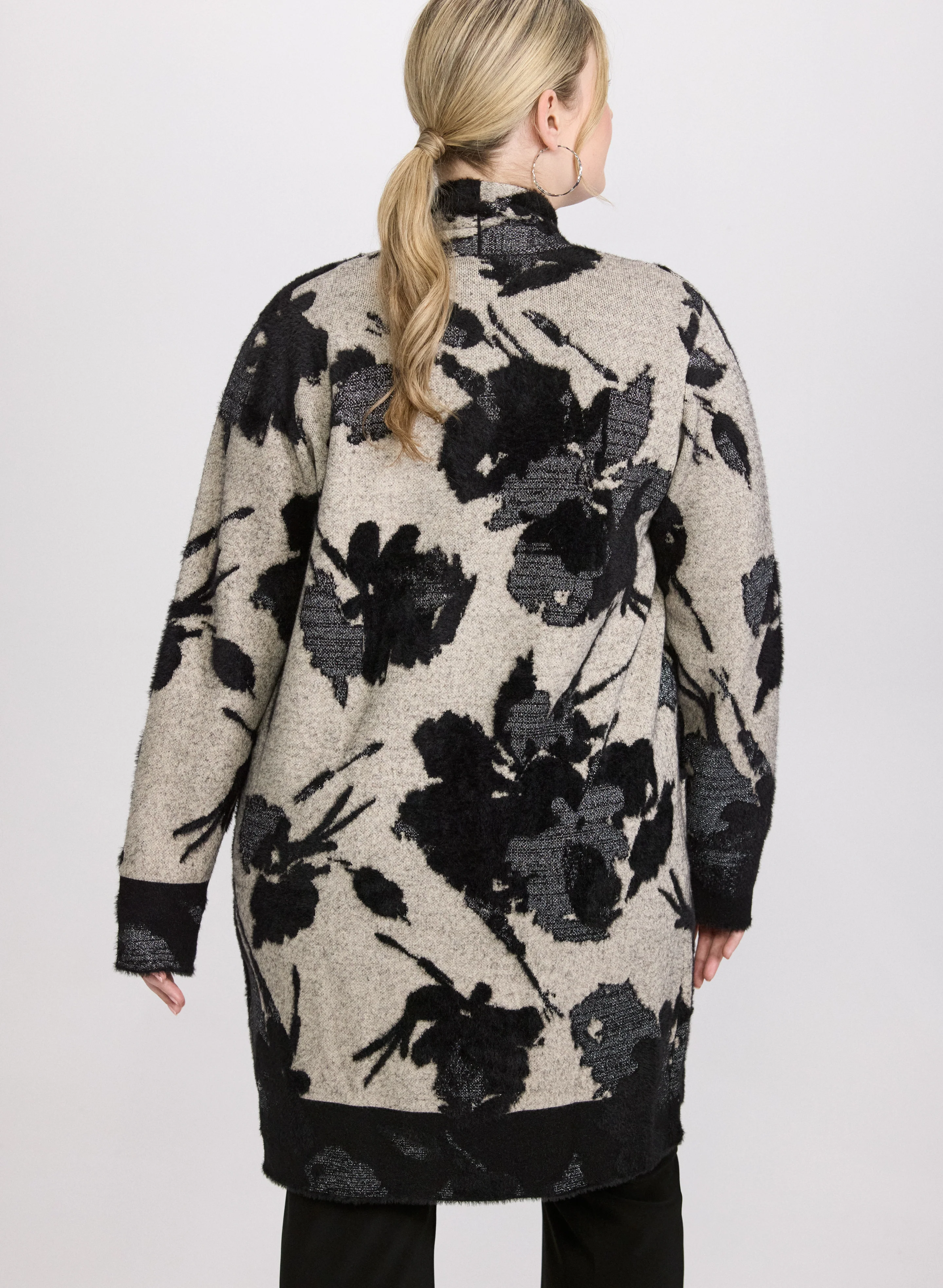 Joseph Ribkoff - Shag Knit Cardigan - Image 4