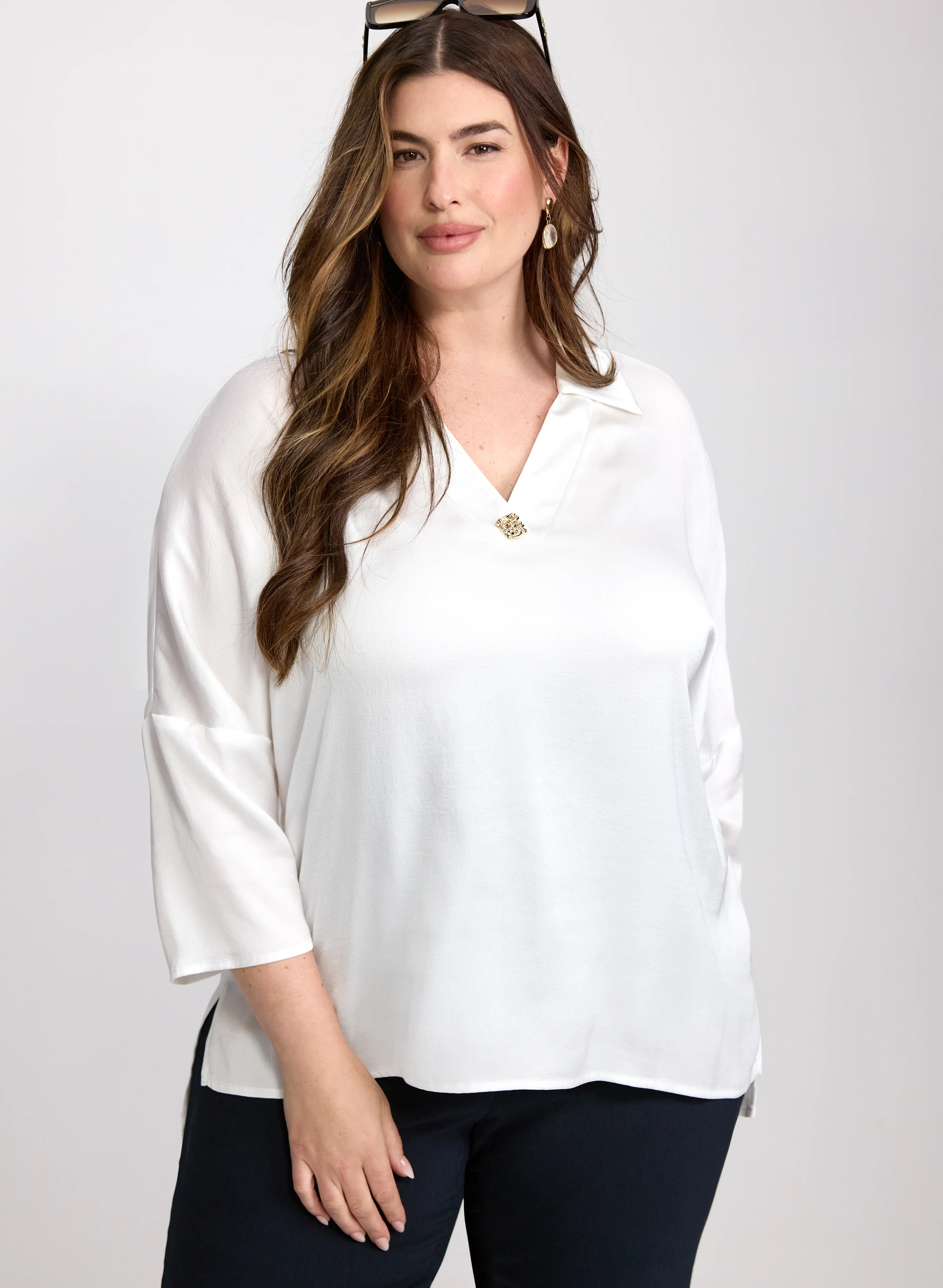 Joseph Ribkoff - Shirt Collar Blouse
