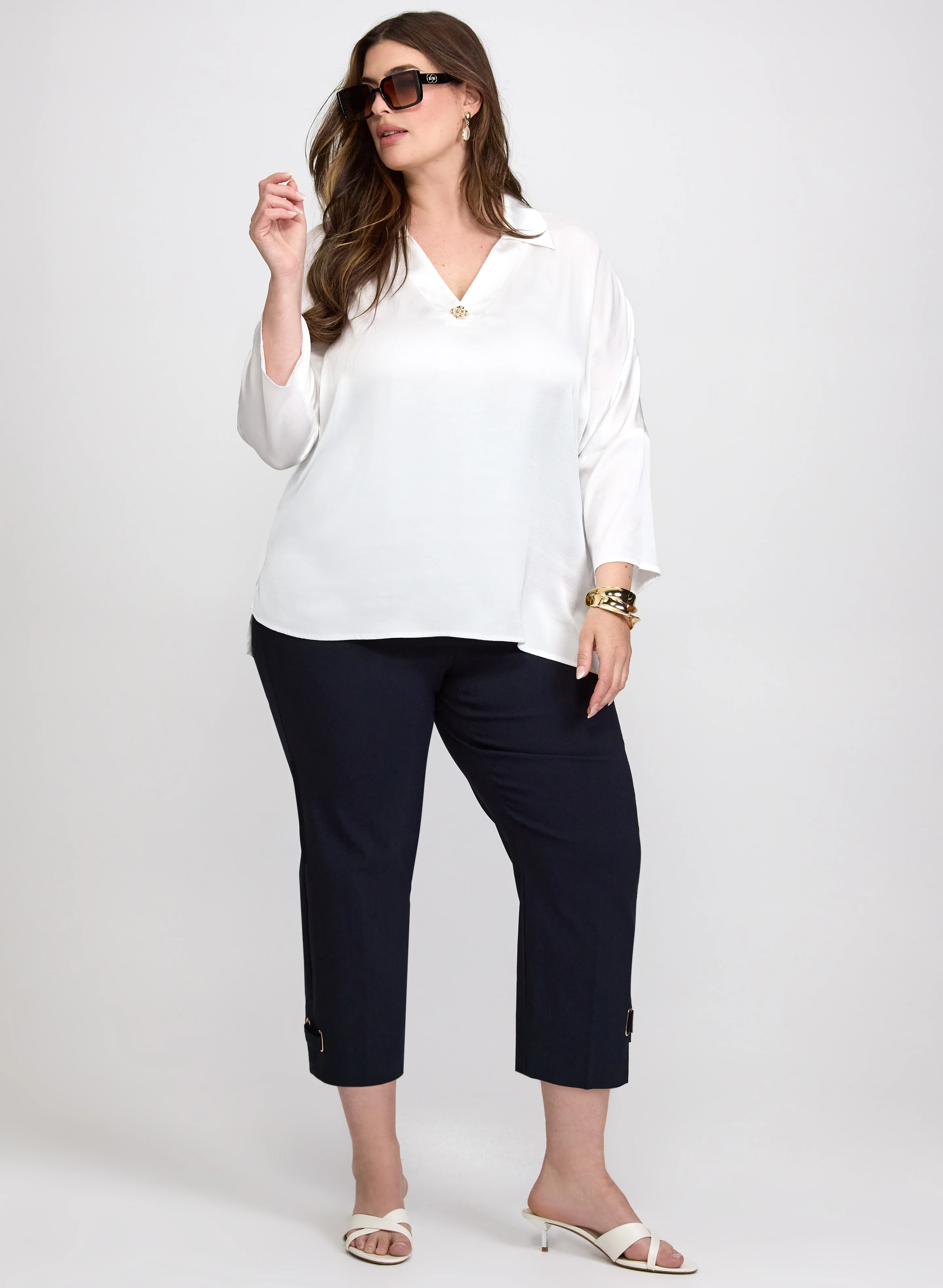 Joseph Ribkoff - Shirt Collar Blouse - Image 3